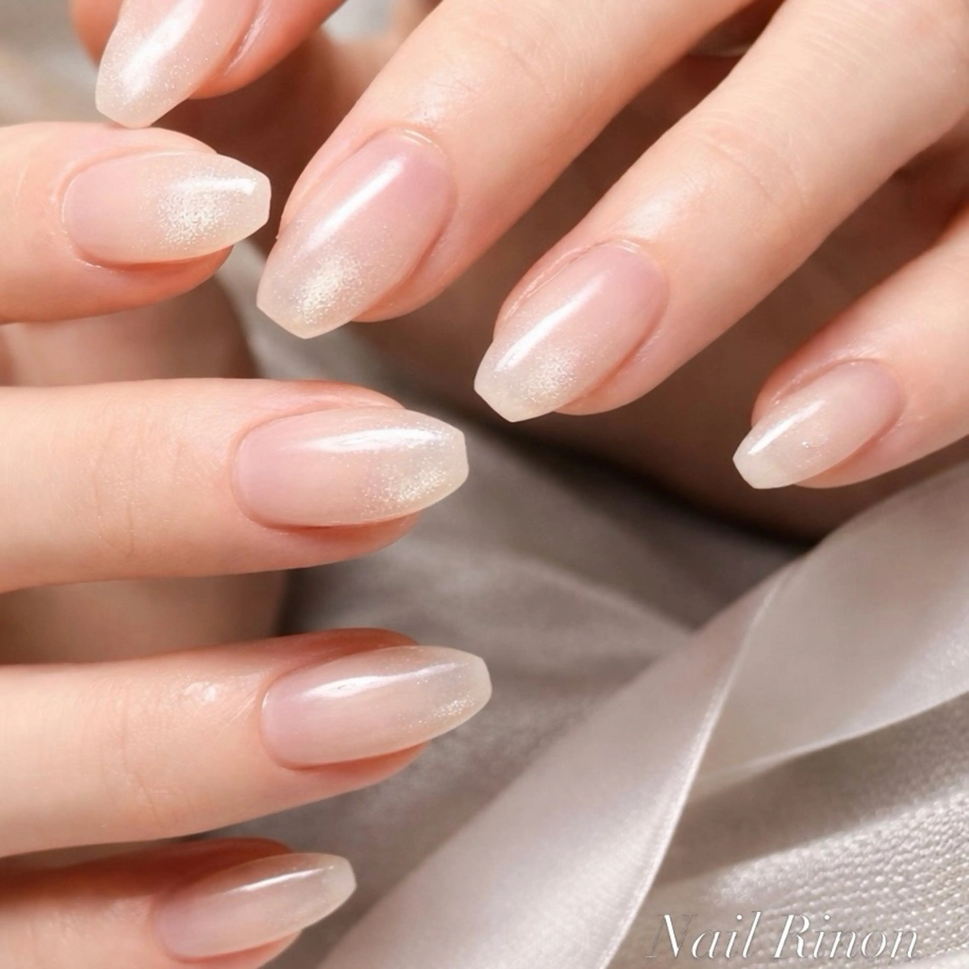 ネイル グラデーション マグネットネイル ハンドネイル Nail Rinonのネイルデザイン