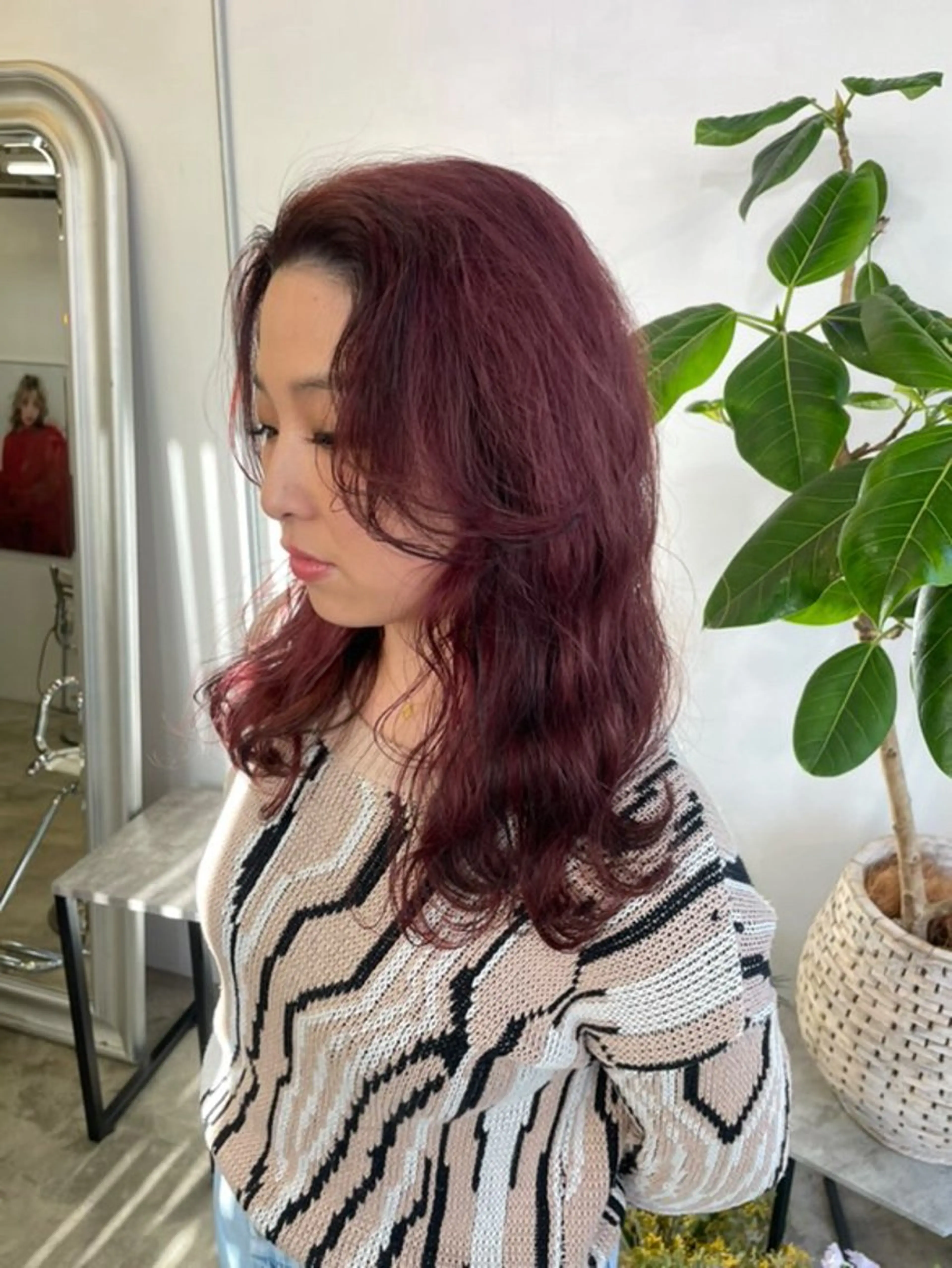 ロング ヘアカラー トリートメント 《1.2月クーポン記 載中》小森祐希のヘアスタイル