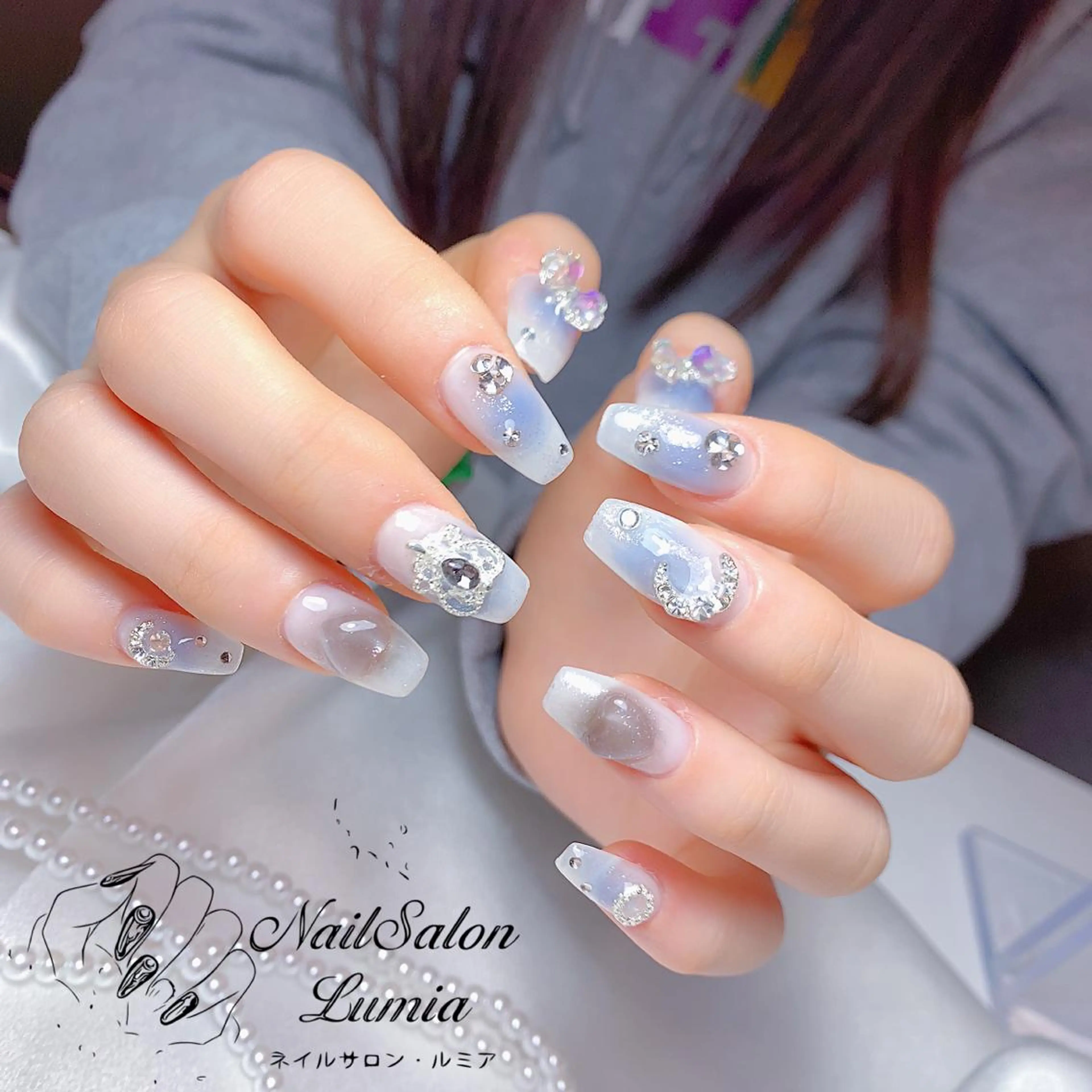 ネイル ハンドネイル ネイルサロン ルミア Lumia 店長のネイルデザイン