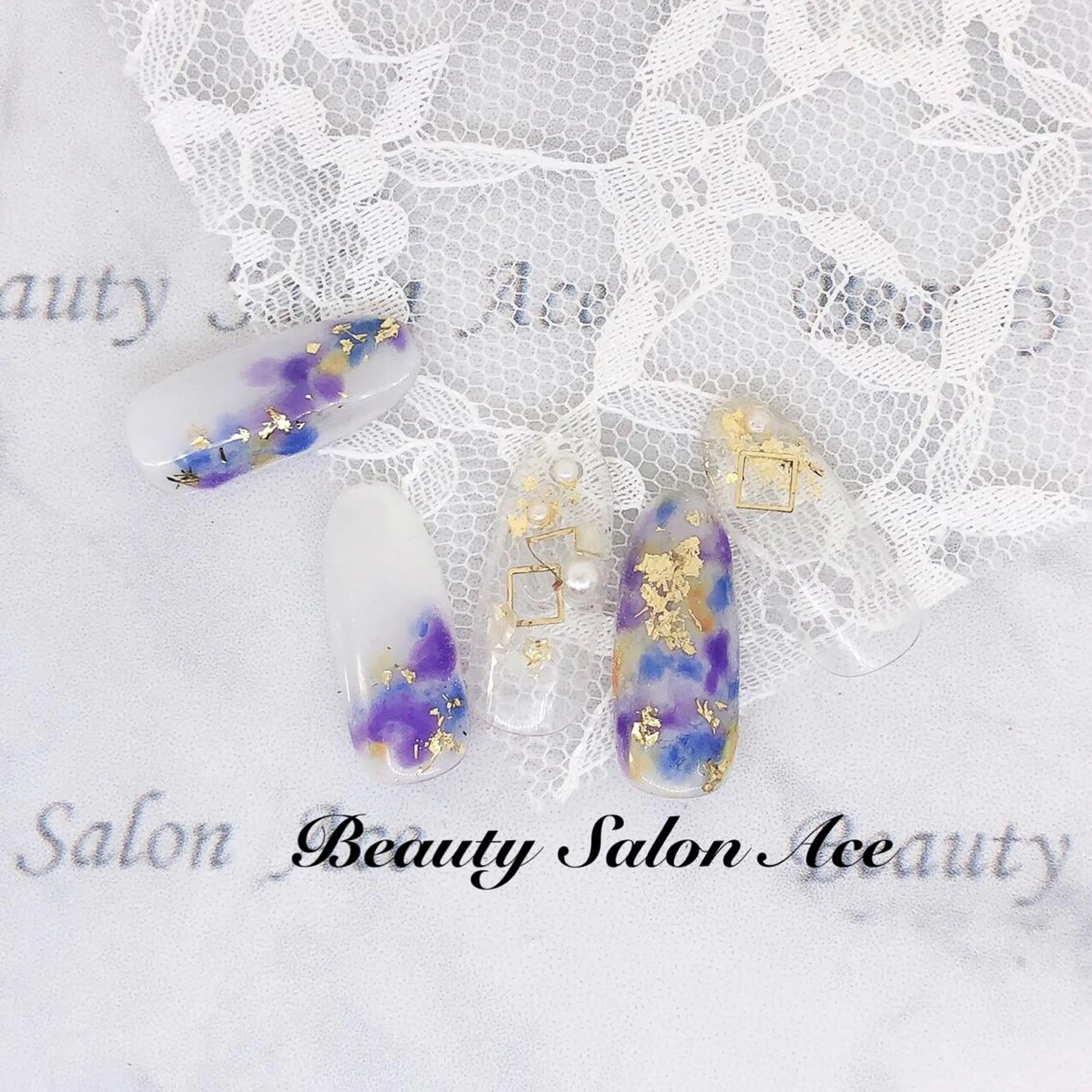 ネイル アートネイル ジェルネイル メンズネイル Beauty Salon Ace（ネイルサロン　エース）所属・池袋フィルイン Ace♡長さだしのネイルデザイン