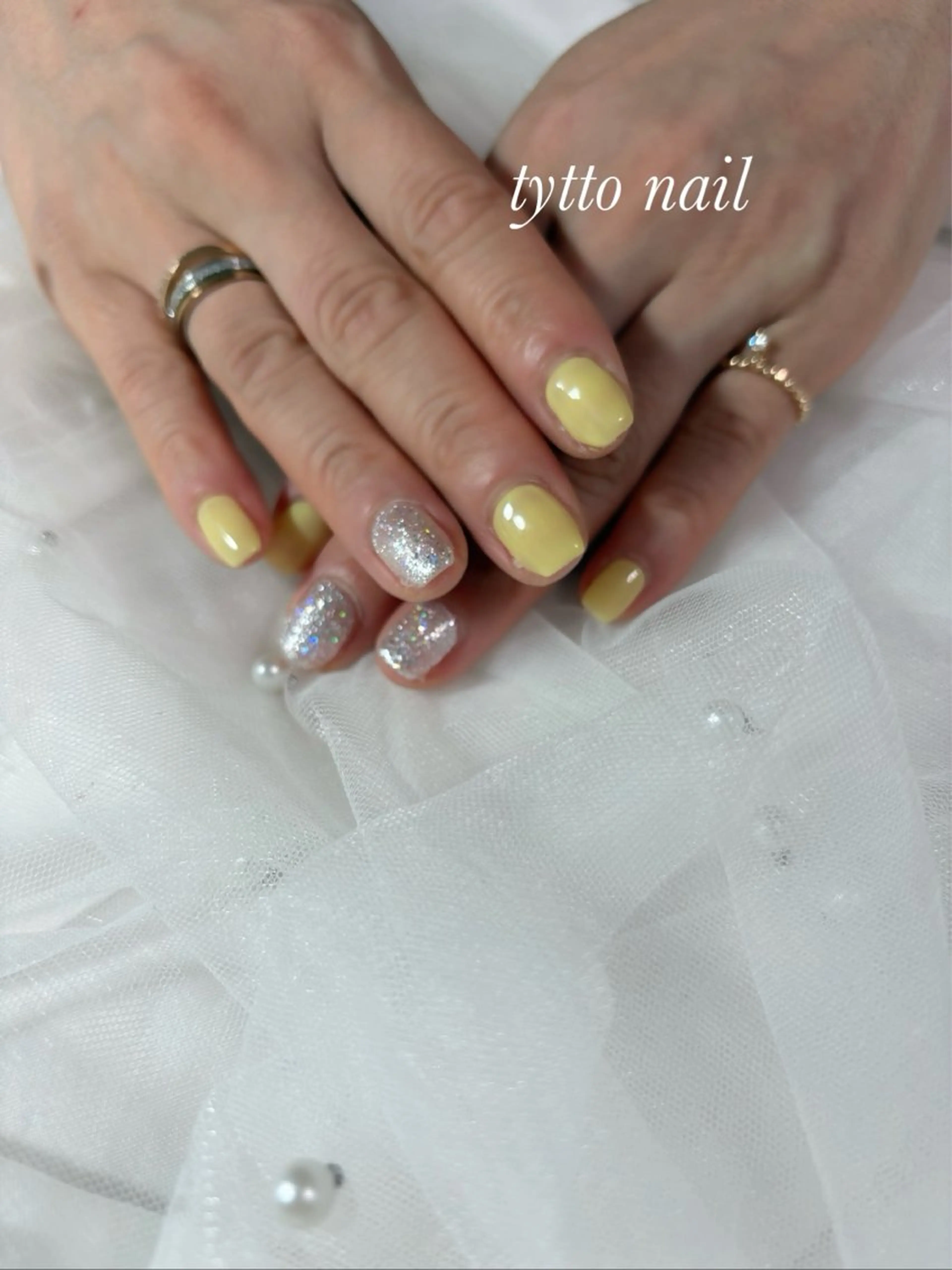 ネイル ラメ(グリッター) オフィスネイル ワンカラーネイル ショートネイル シンプルネイル ハンドネイル tytto nail ❤︎‪‪eri‪‪のネイルデザイン