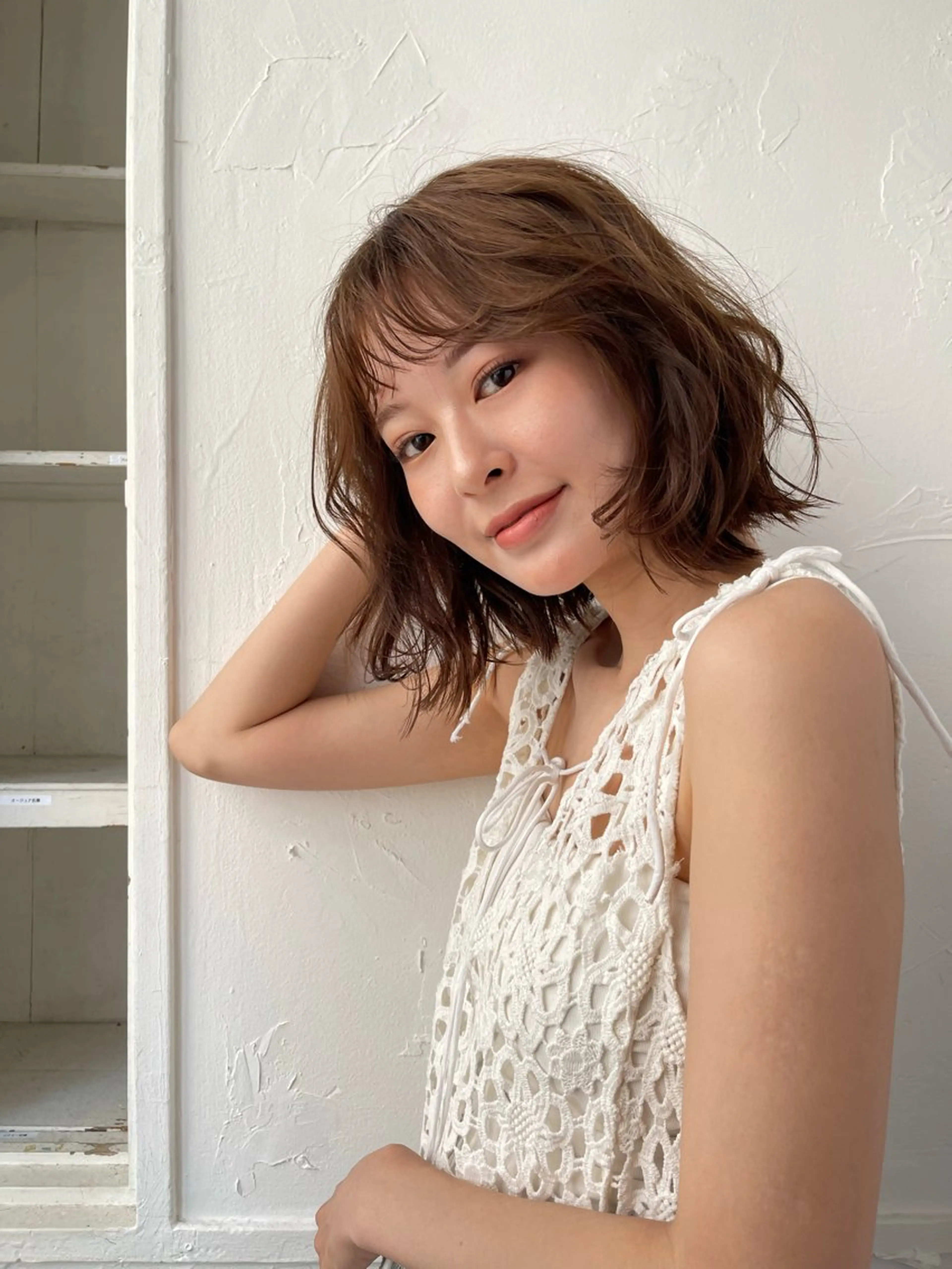ショート ヘアカラー 中野 佑麻のヘアスタイル