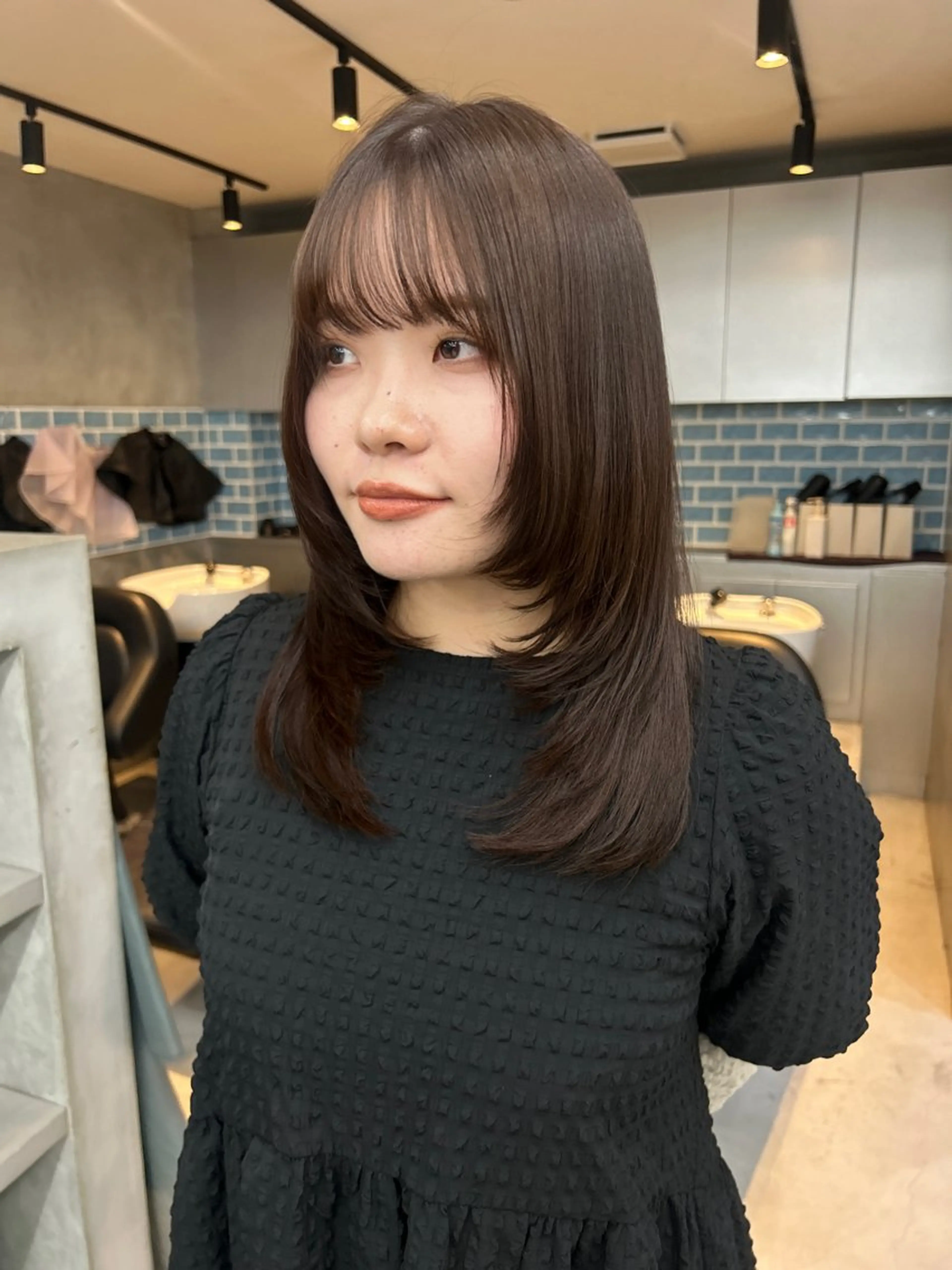 ミディアム カット ヘアカラー おぐらみゆう 🍎ボブ/ショートのヘアスタイル