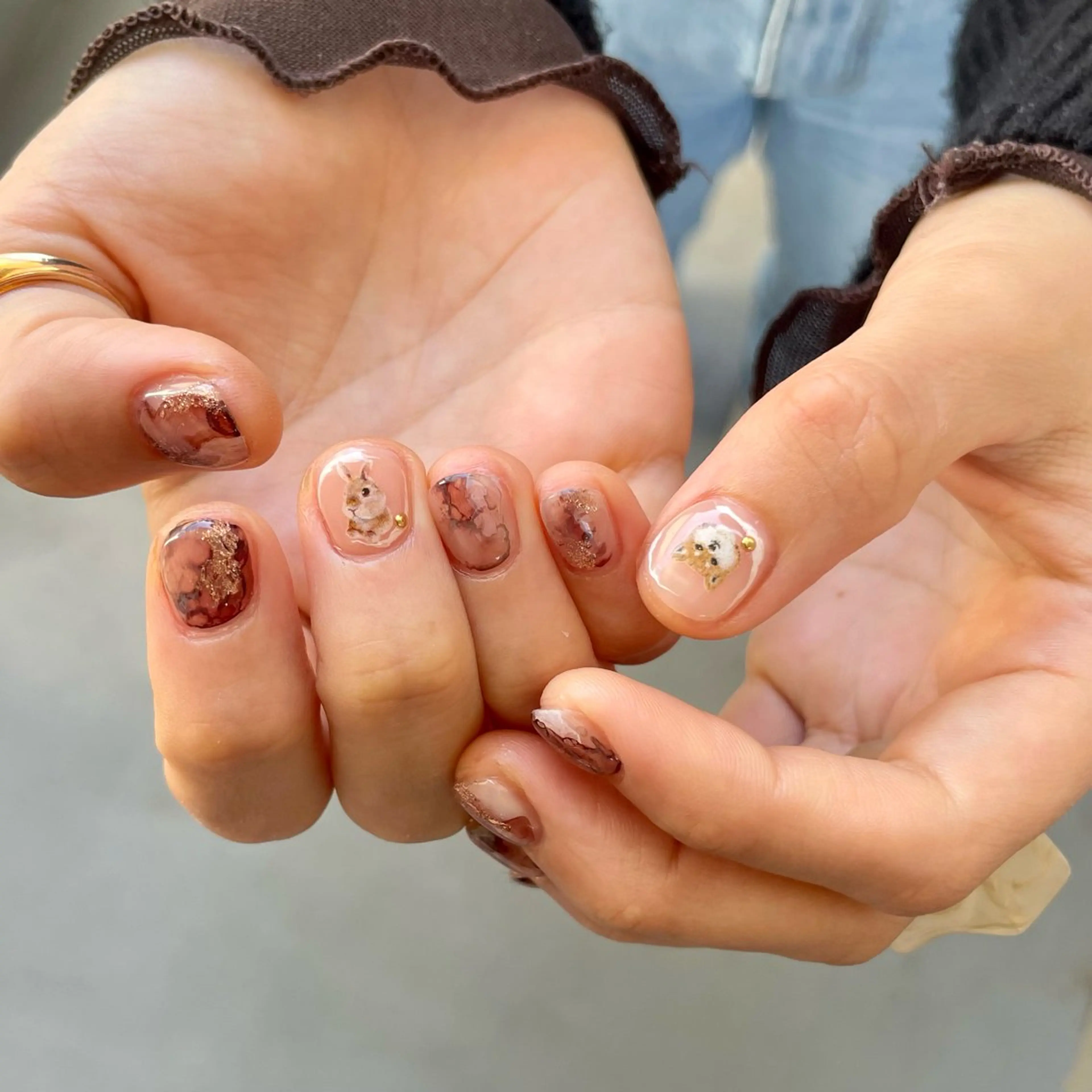 【ジェルオフ有り】(ハンドジェルネイル)とりあえず予約！※デザインにより料金変わります。￥5,500～の写真