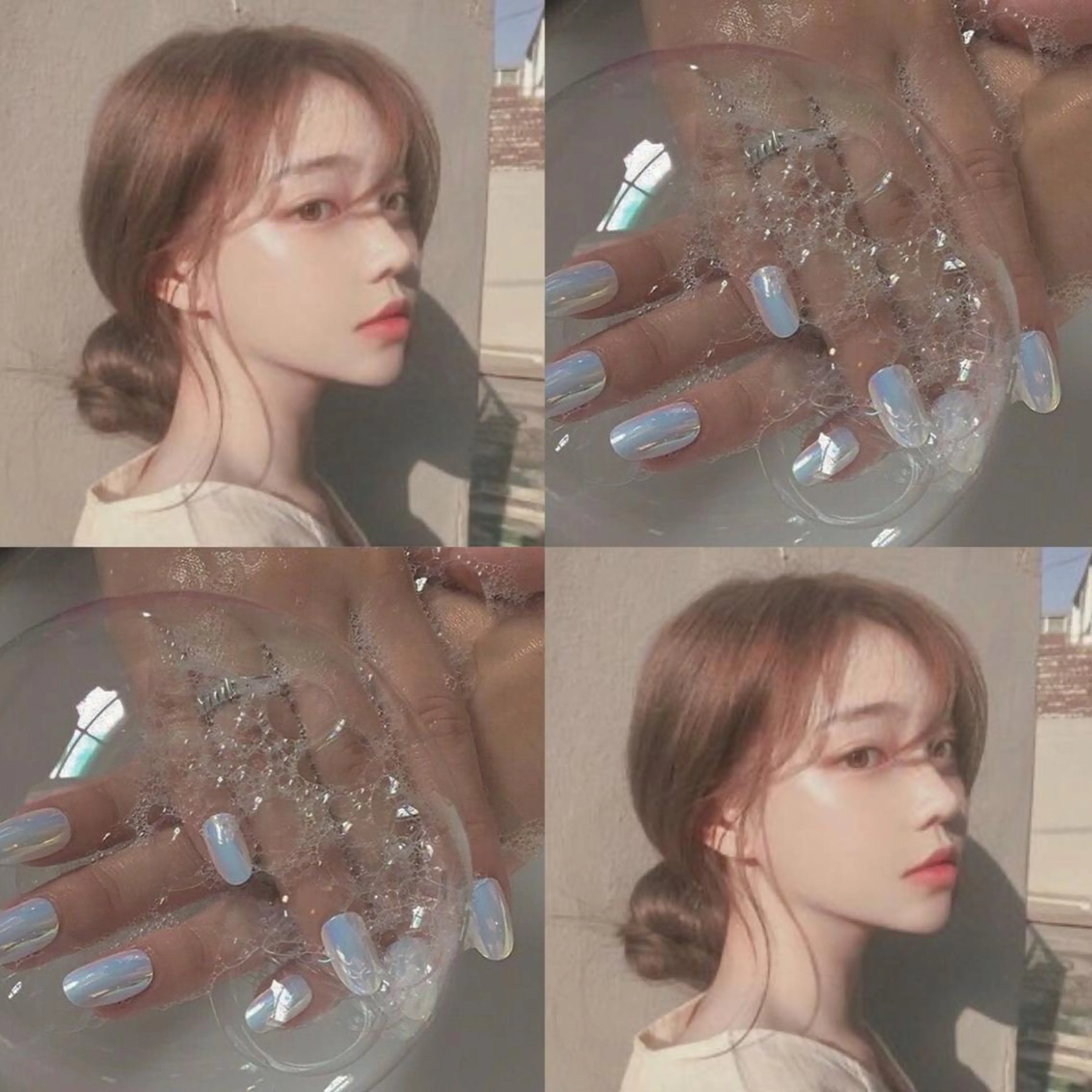 セミロング カラー ヘアアレンジ オルチャンヘア カット ヘアカラー トリートメント ヘアセット レイヤーカット指名 No.1💖マユカのヘアスタイル