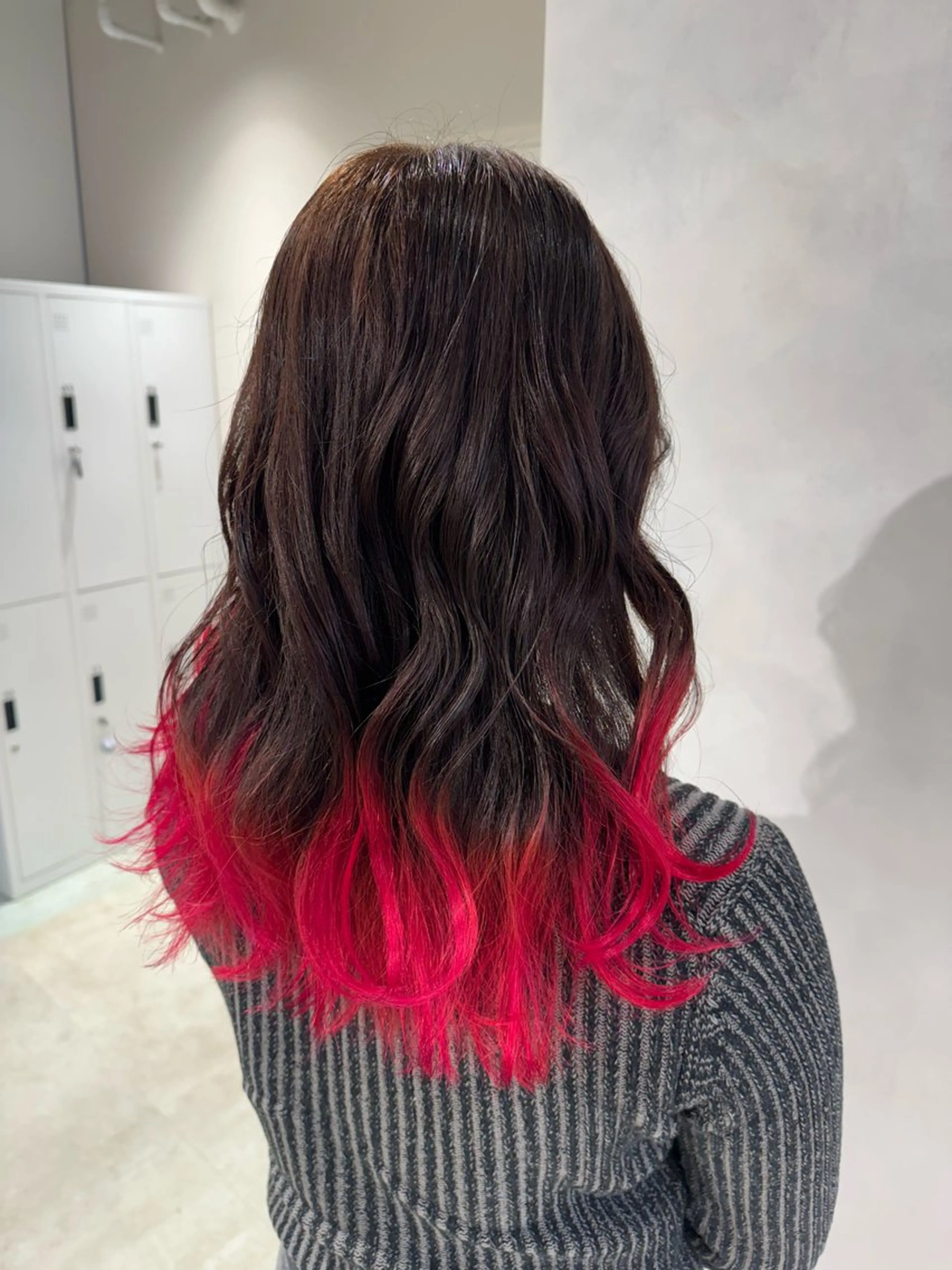 ロング カラー ピンクカラー カット ヘアカラー トリートメント 透明感カラー✨艶髪 制作🌱山根あゆみのヘアスタイル