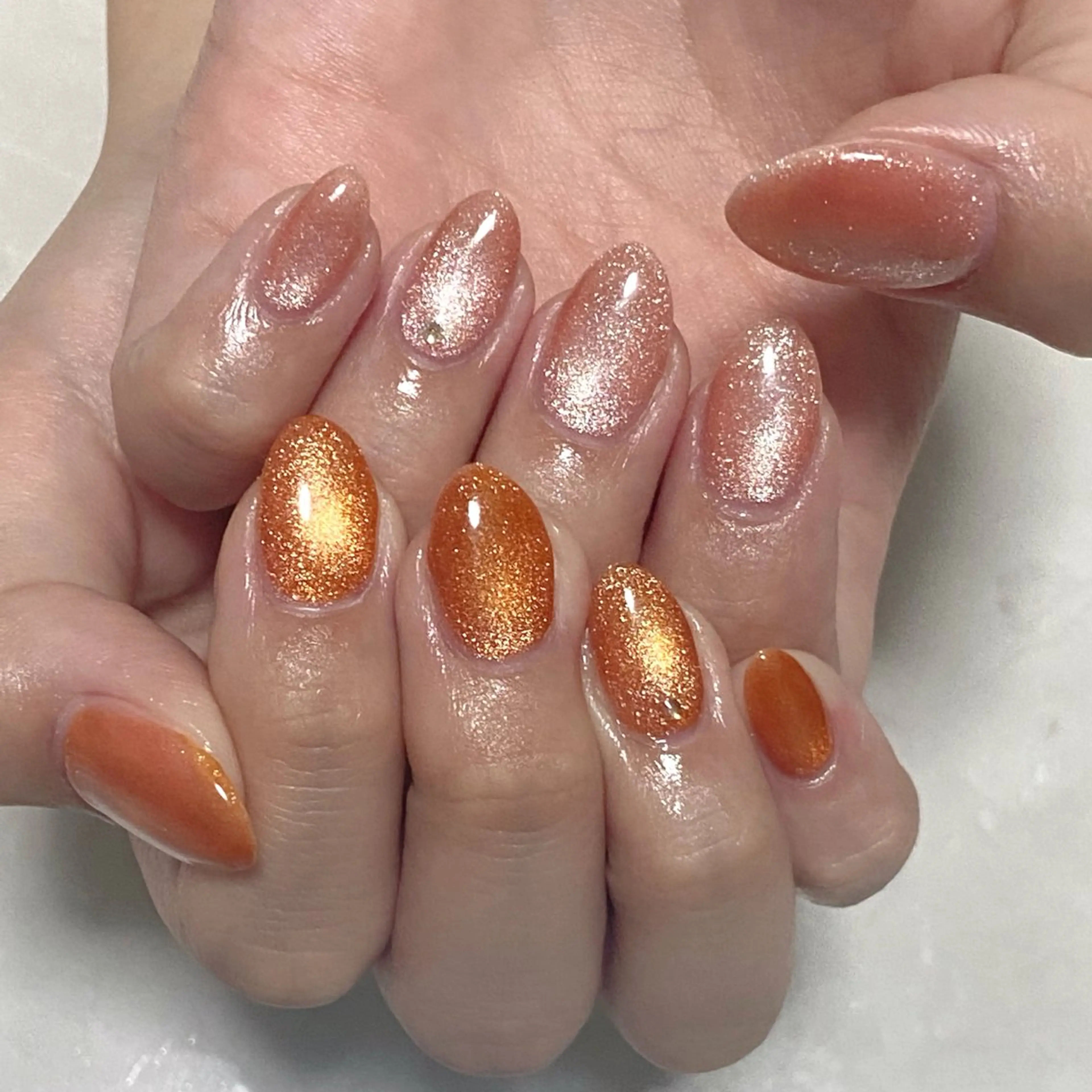 ネイル マグネットネイル ハンドネイル nail salon MARuのネイルデザイン