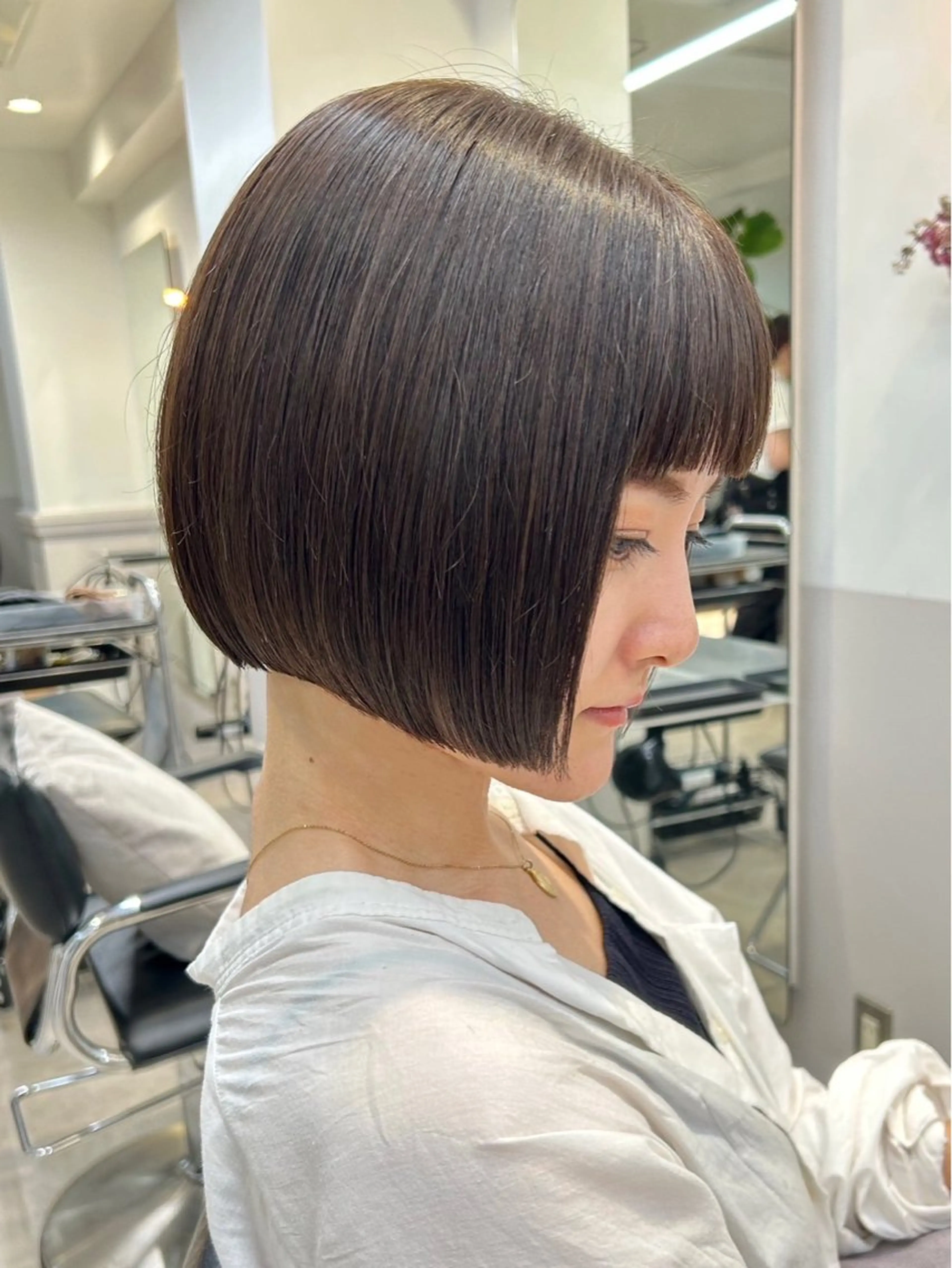 ショート ヘアカラー ボブカット/ 尾崎龍聖のヘアスタイル