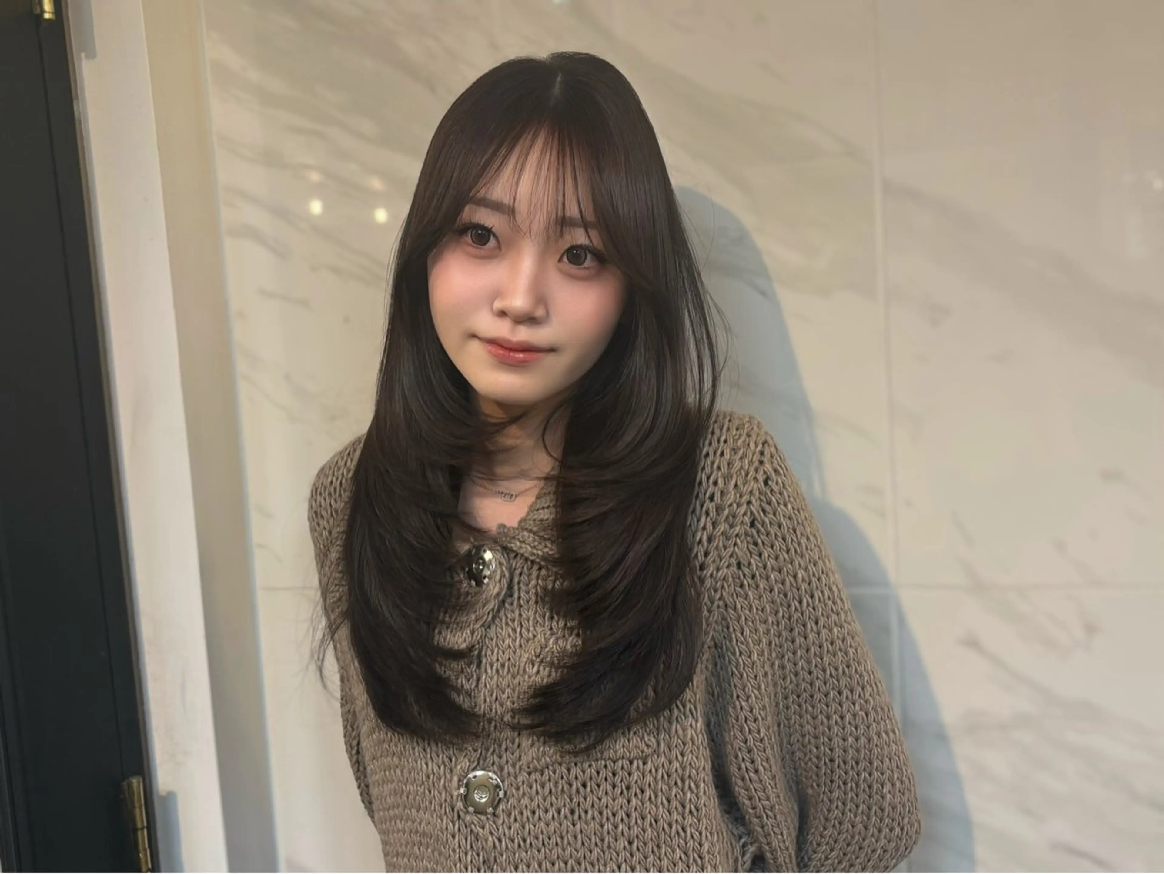 ロング 🤍韓国ヘア/ 楓🤍のヘアスタイル