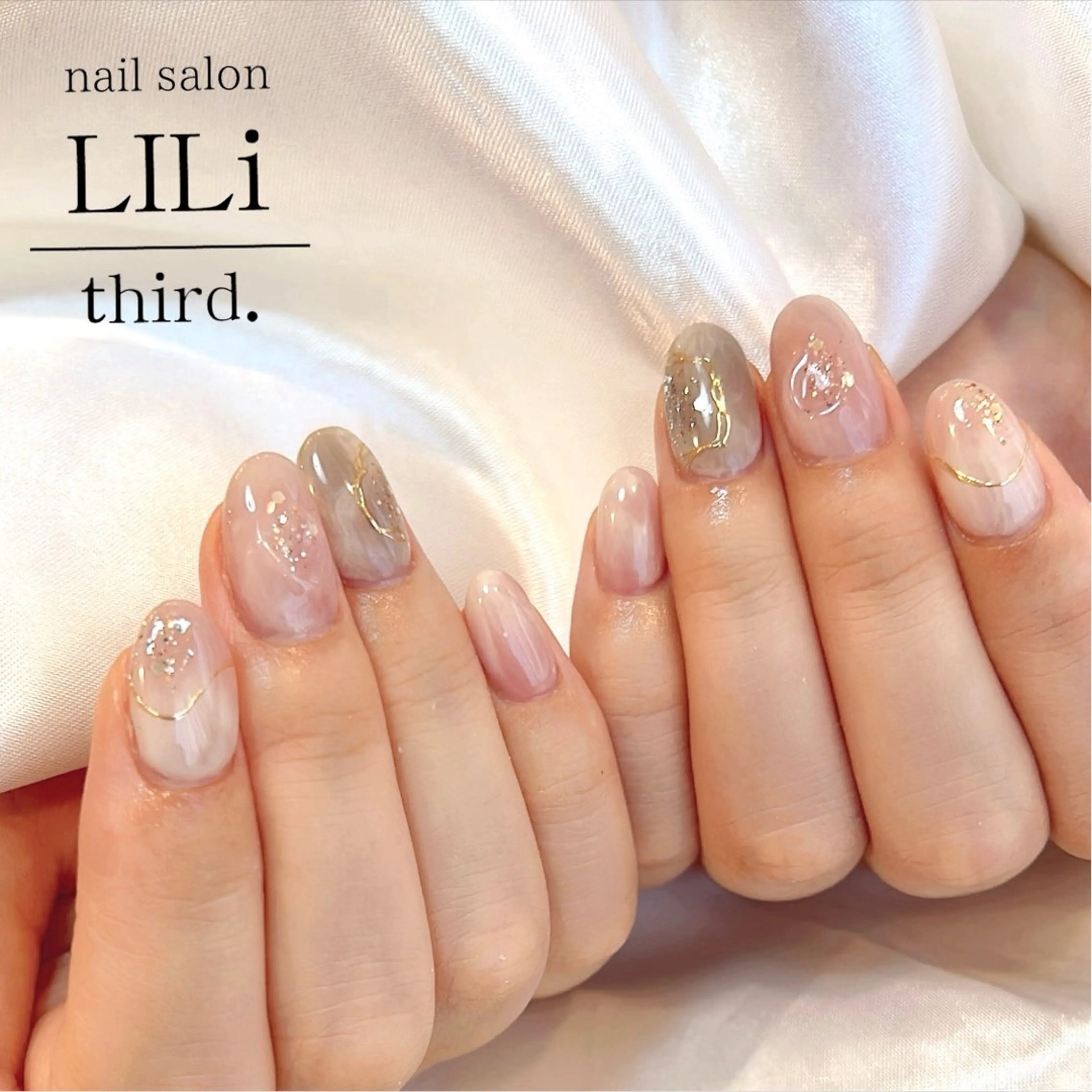 ネイル ピンク ハンドネイル nail salon LILi third.所属・Saya ᵕ̈*のネイルデザイン