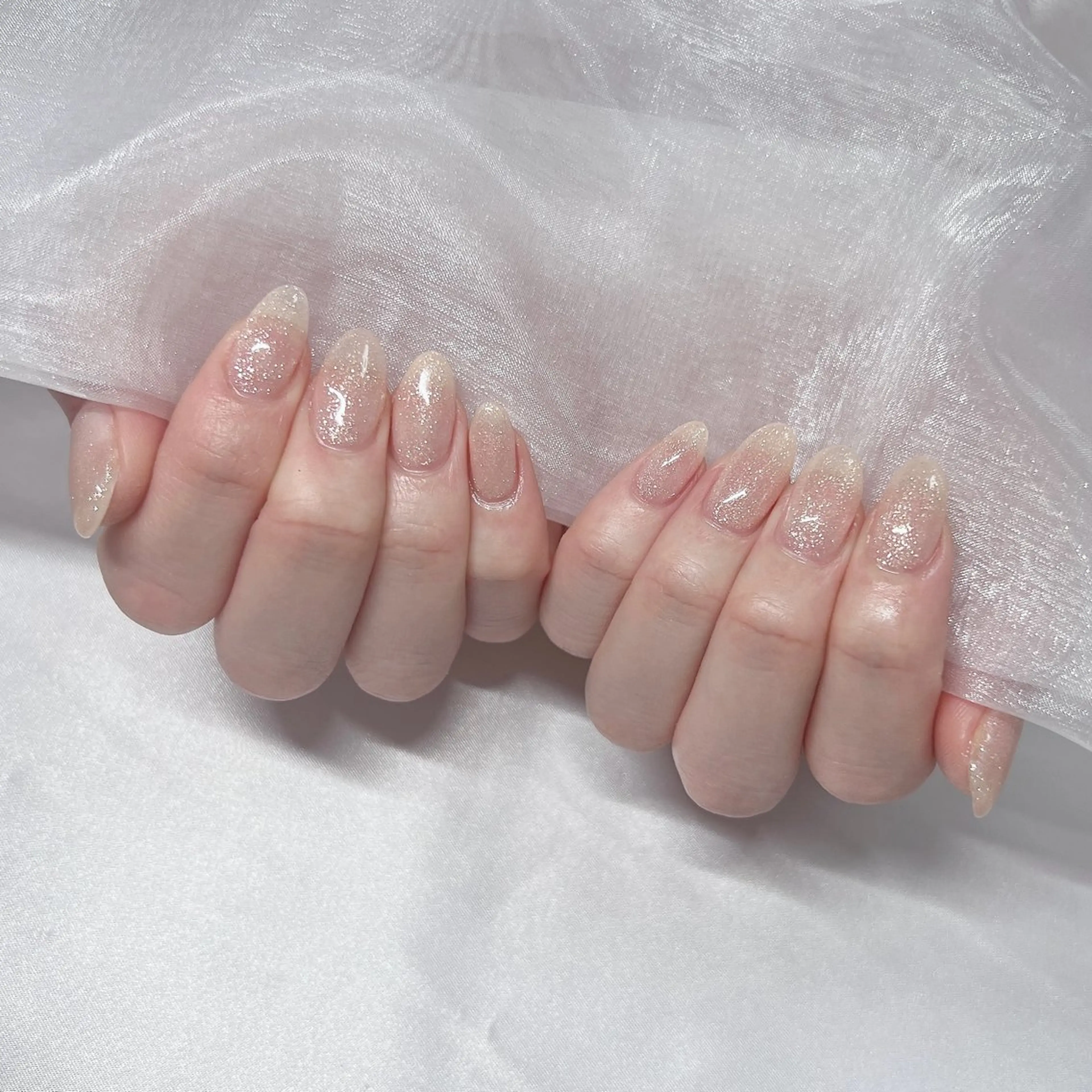 ネイル ジェルネイル 韓国ネイル ラメ(グリッター) マグネットネイル 持ち込み ハンドネイル -nail salon-Reward所属・nail salon Rewardのネイルデザイン