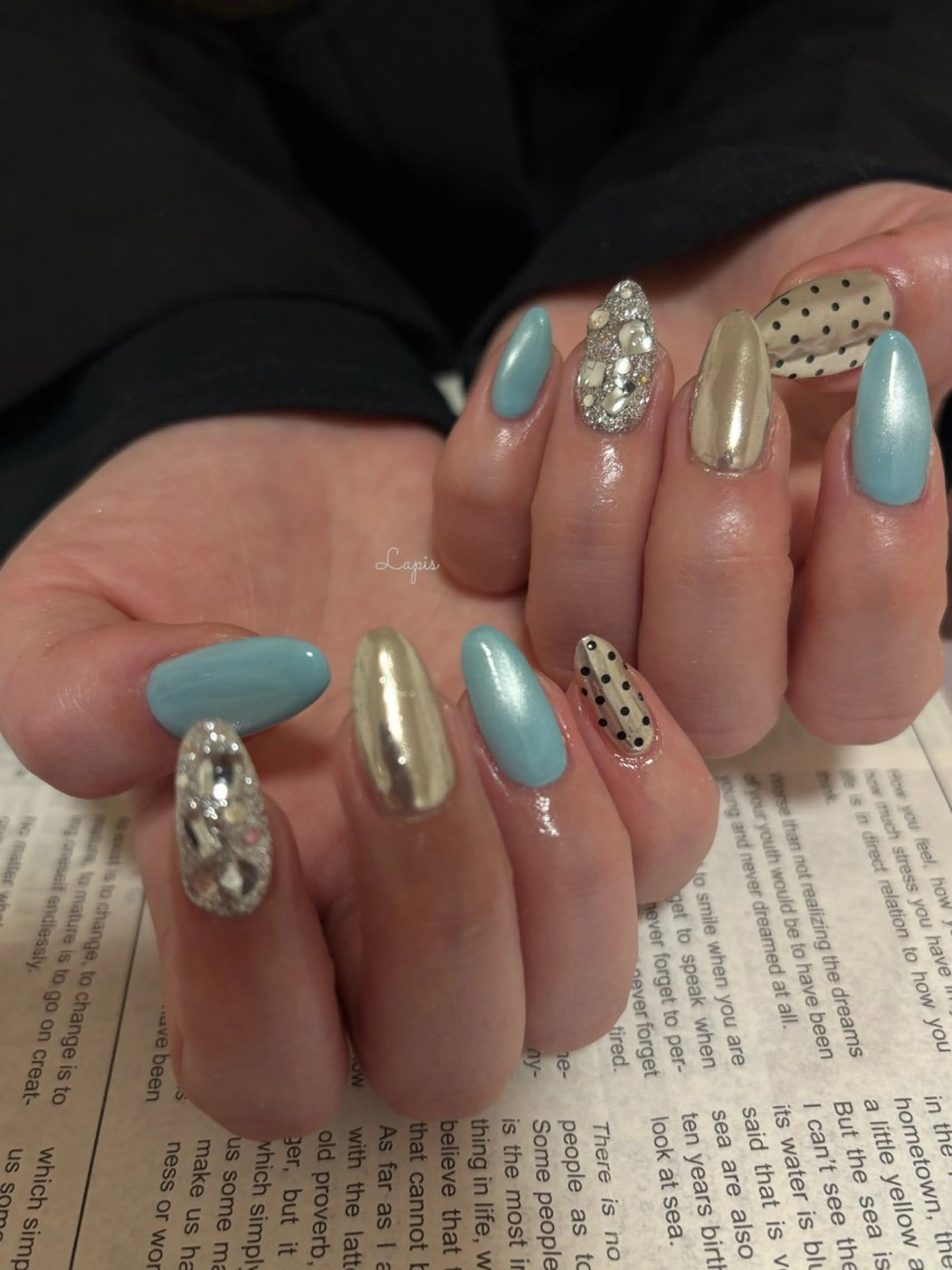 ネイル ハンドネイル Lapis *のネイルデザイン