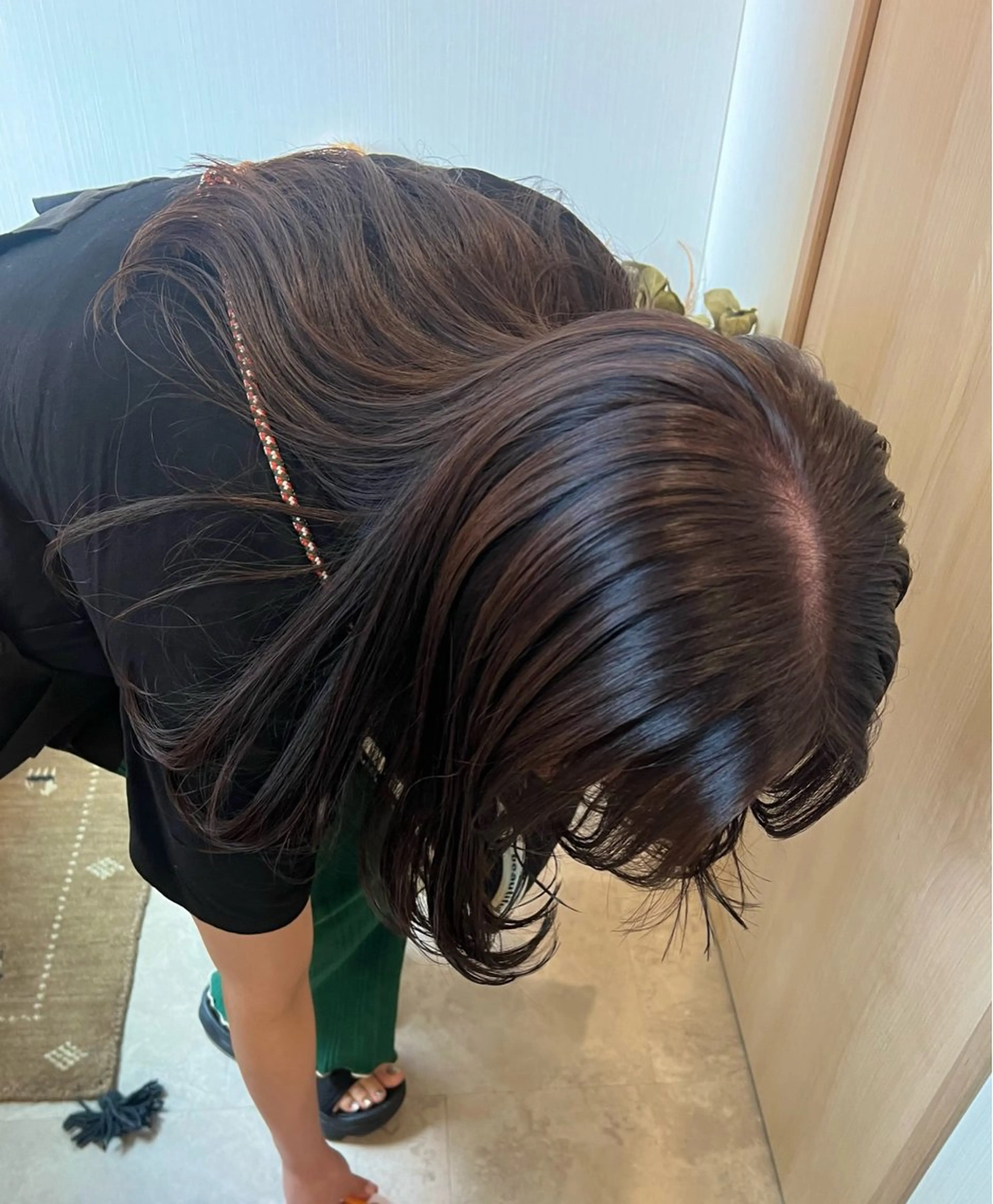 セミロング カラー カット ヘアカラー トリートメント トレンドと似合わせ/ マンツーマン/西上楓のヘアスタイル