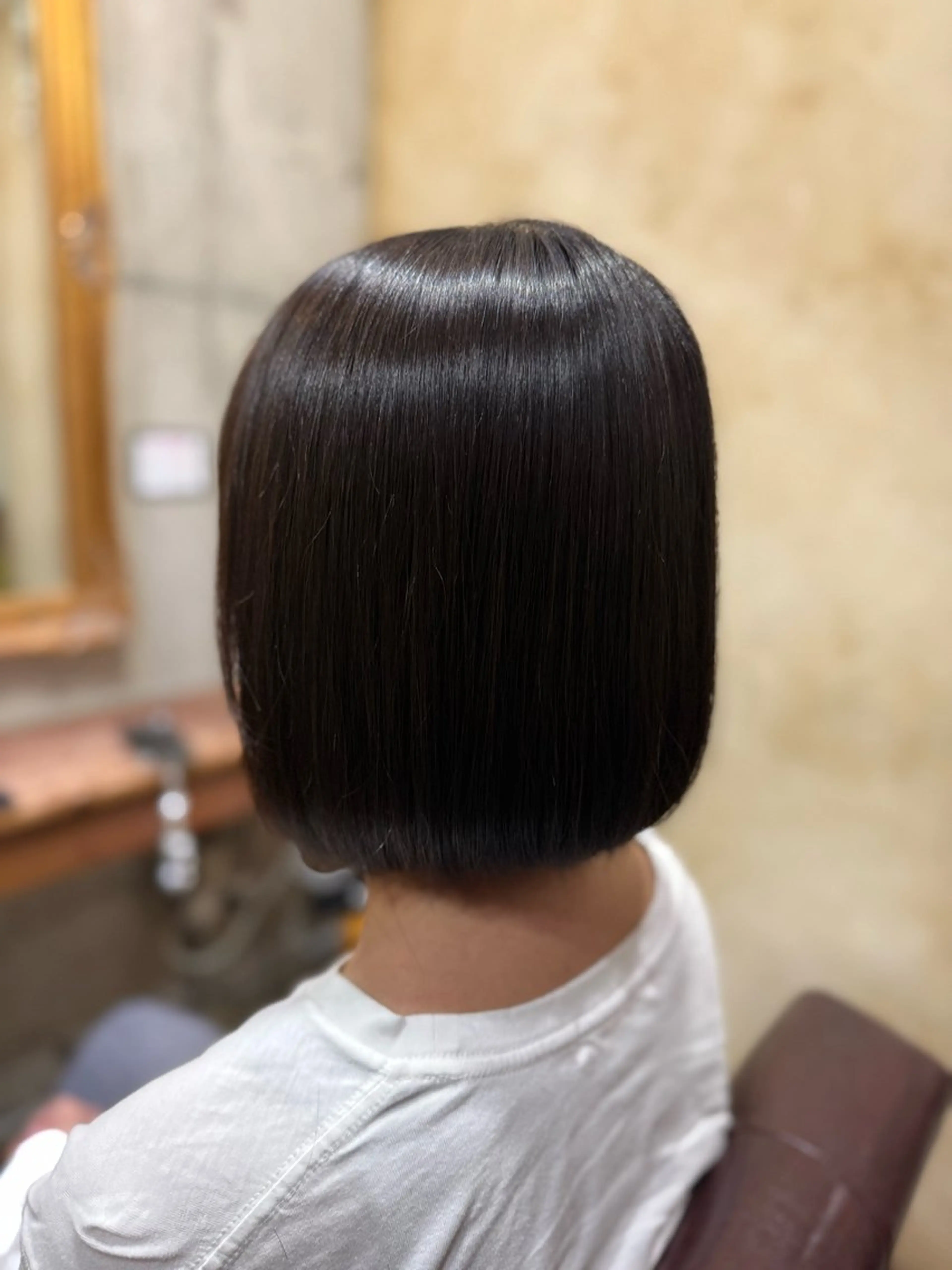 ショート ボブ カット 縮毛矯正 トリートメント Cadre新小岩🫧 栗原葵のヘアスタイル