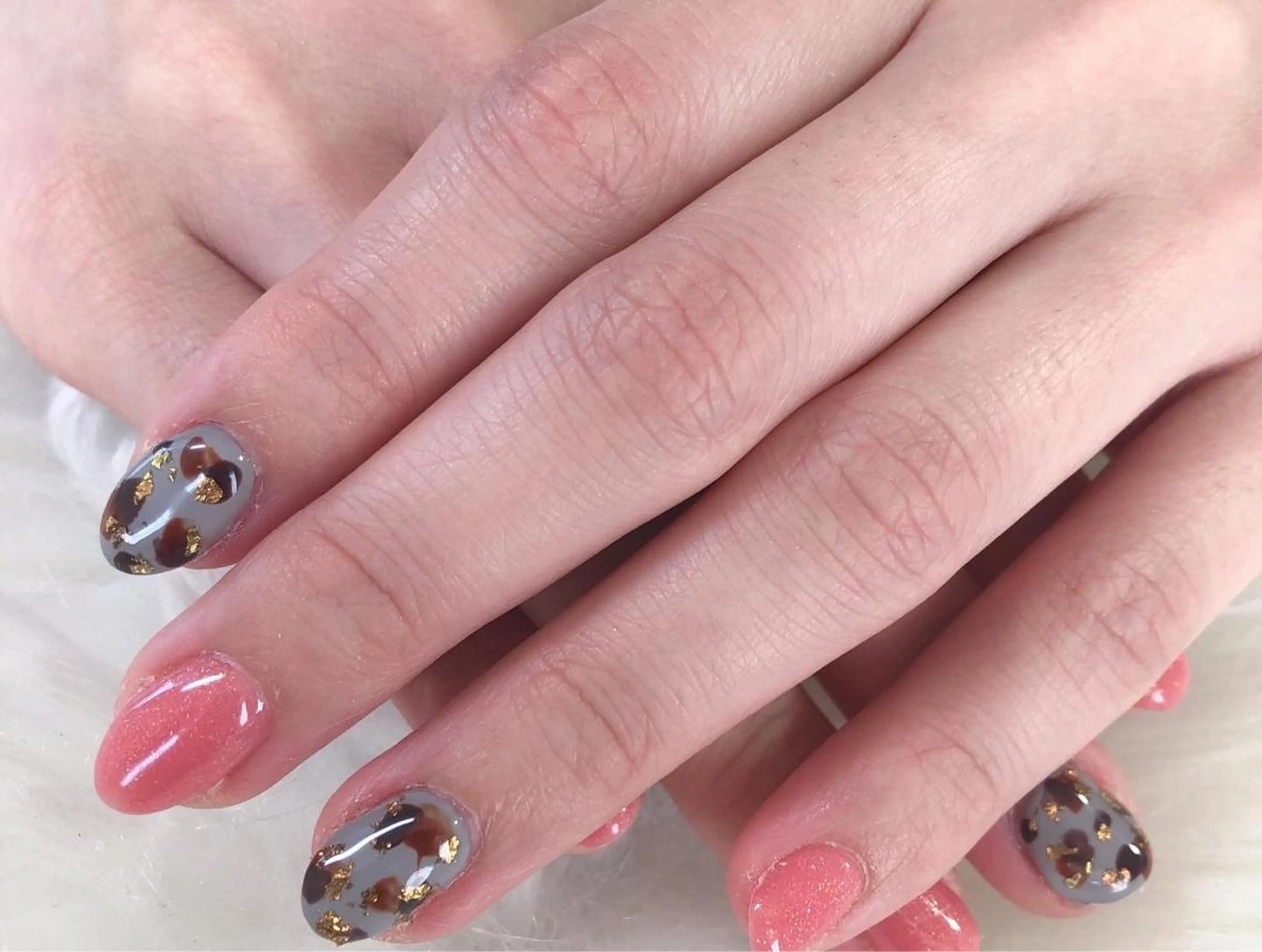 ネイル アニマル柄 miwa ミワのネイルデザイン