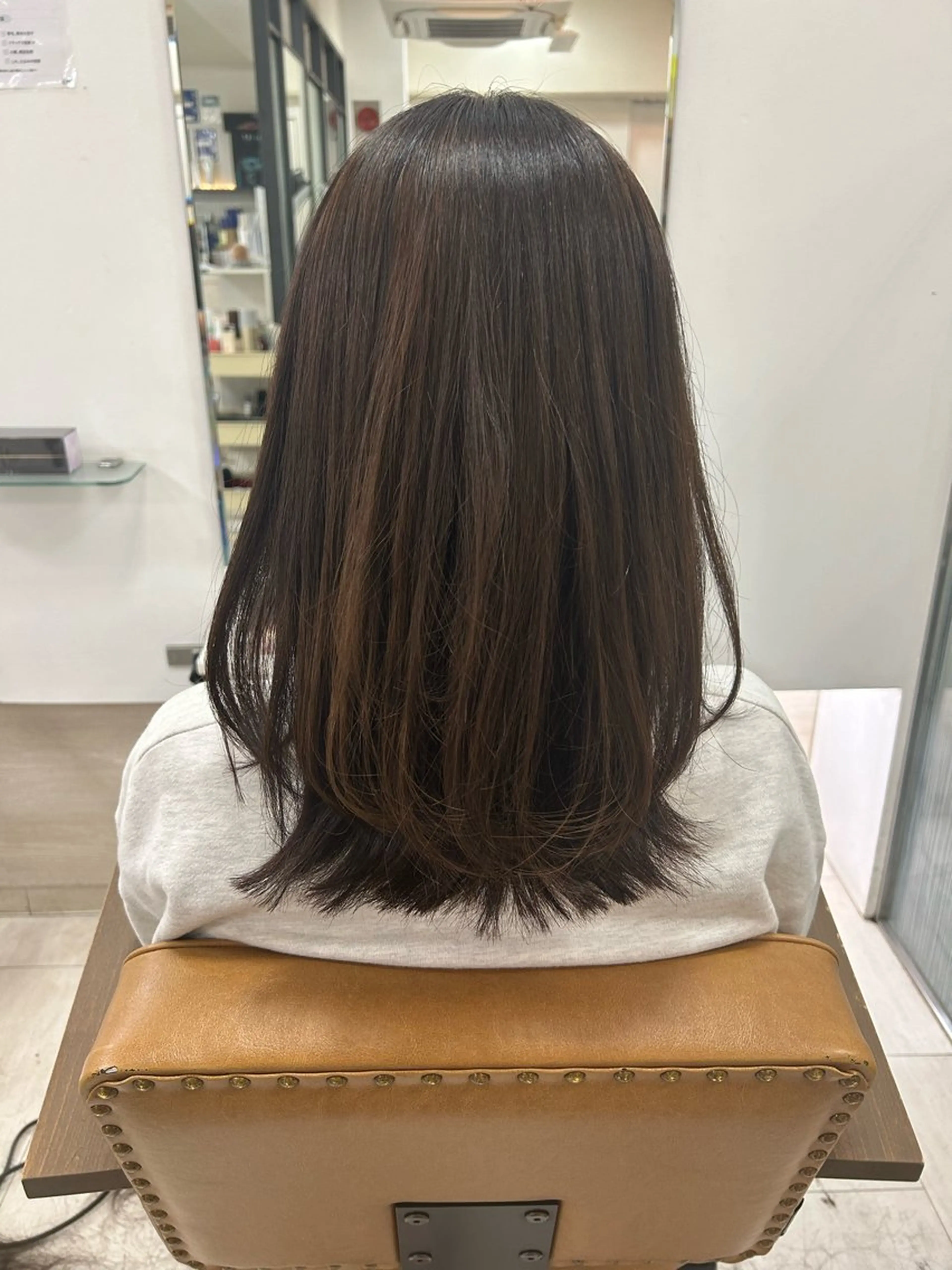 ロング レイヤーカット 栗田 優月のヘアスタイル