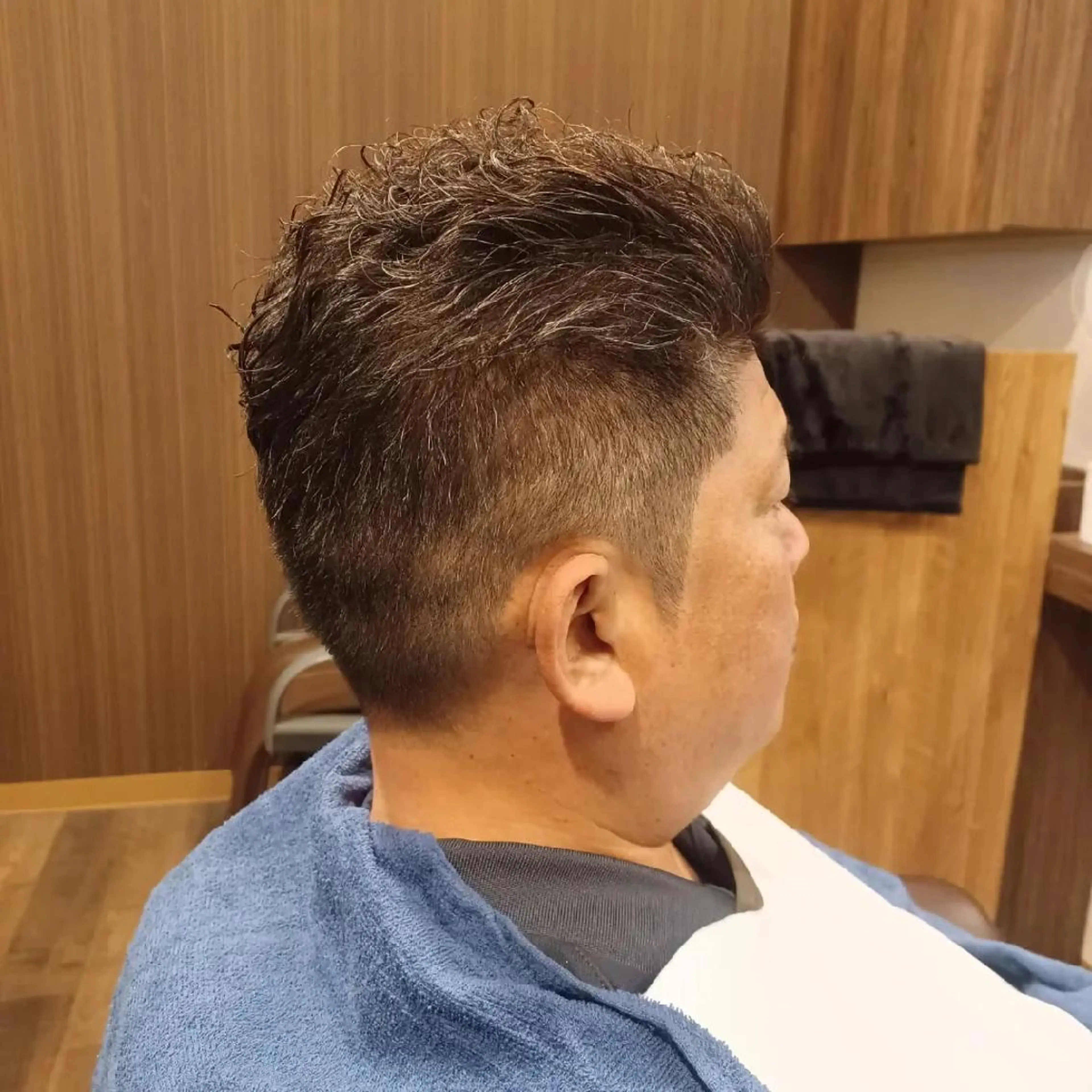 メンズ ショート BARBER 　STAG所属・BARBERSTAG 上拂恭平のヘアスタイル