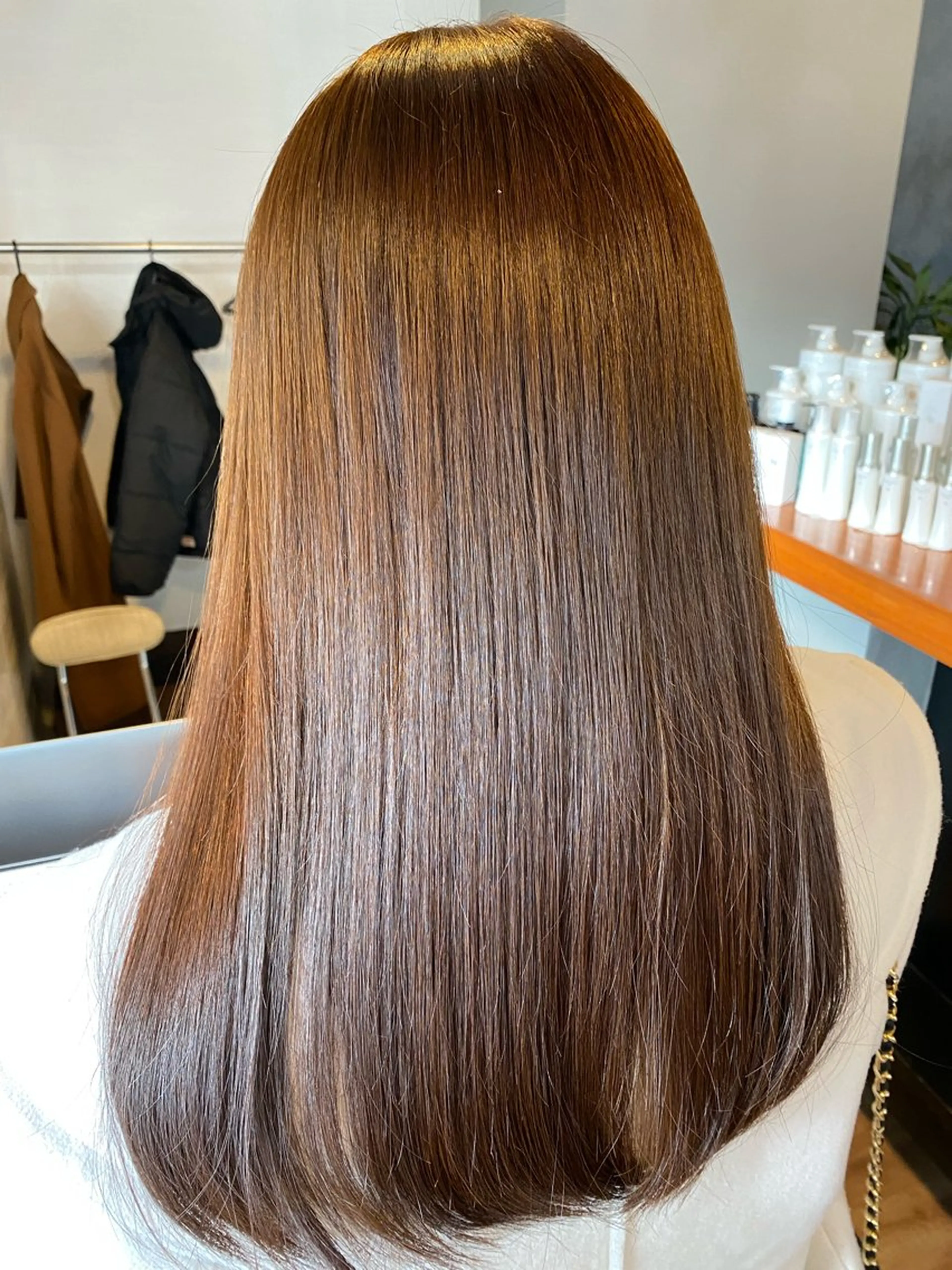 セミロング カット ヘアカラー トリートメント 野呂 隼人のヘアスタイル