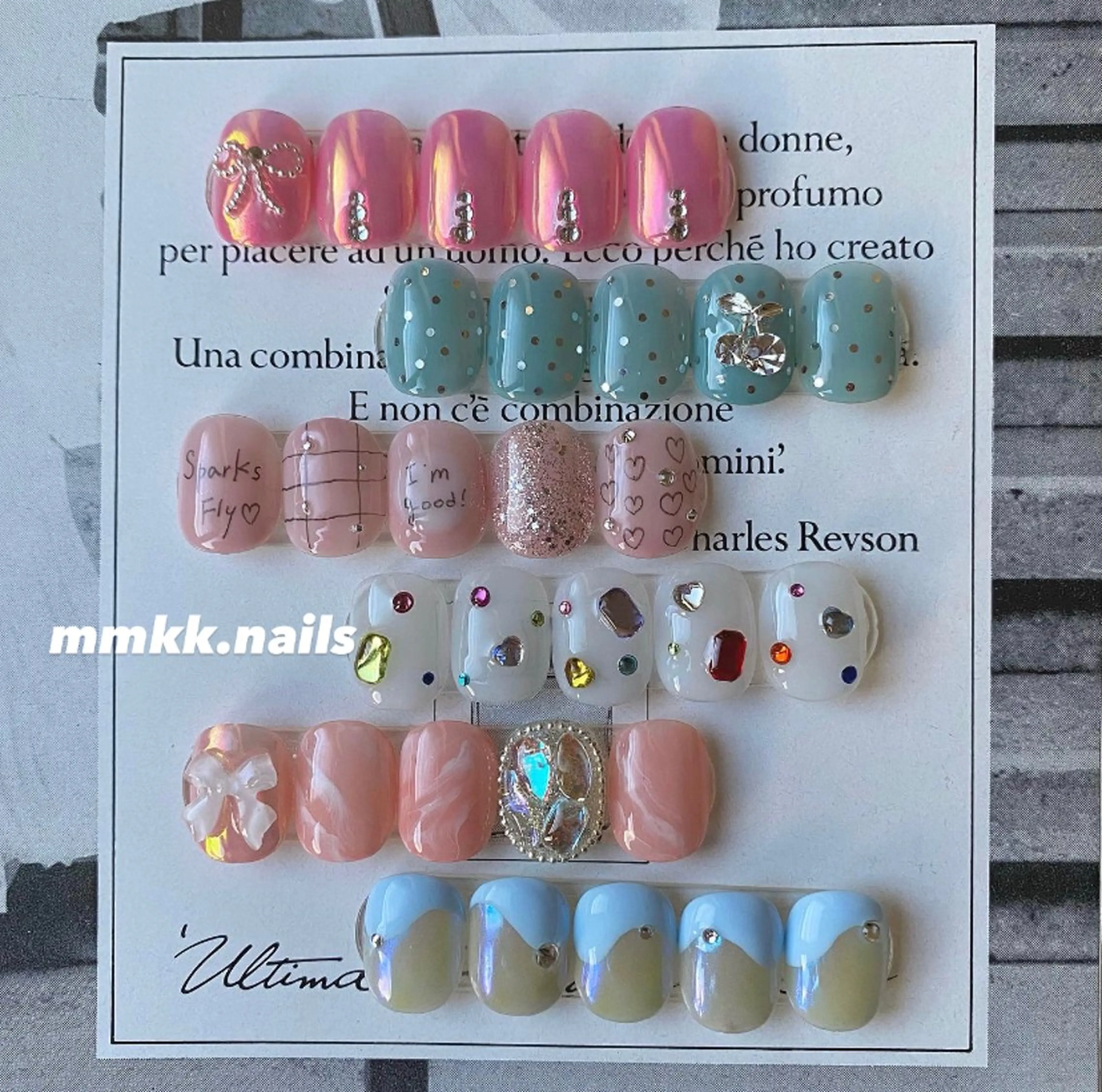 ネイル BONNIE所属・BONNIE MIKIのネイルデザイン