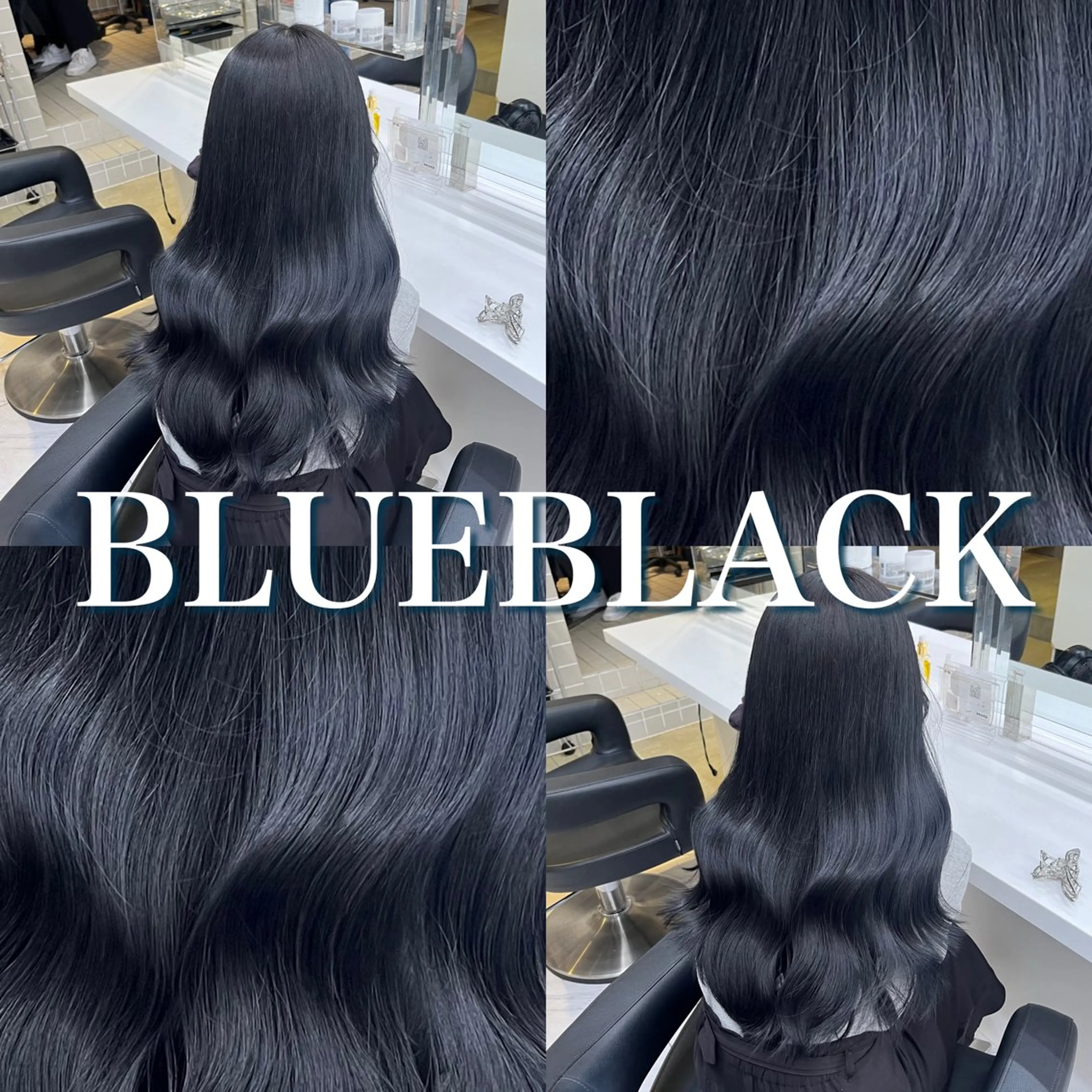 セミロング ヘアカラー トリートメント ヘッドスパ ヘアセット 寒色＆ブリーチ特化 寒色MiOのヘアスタイル