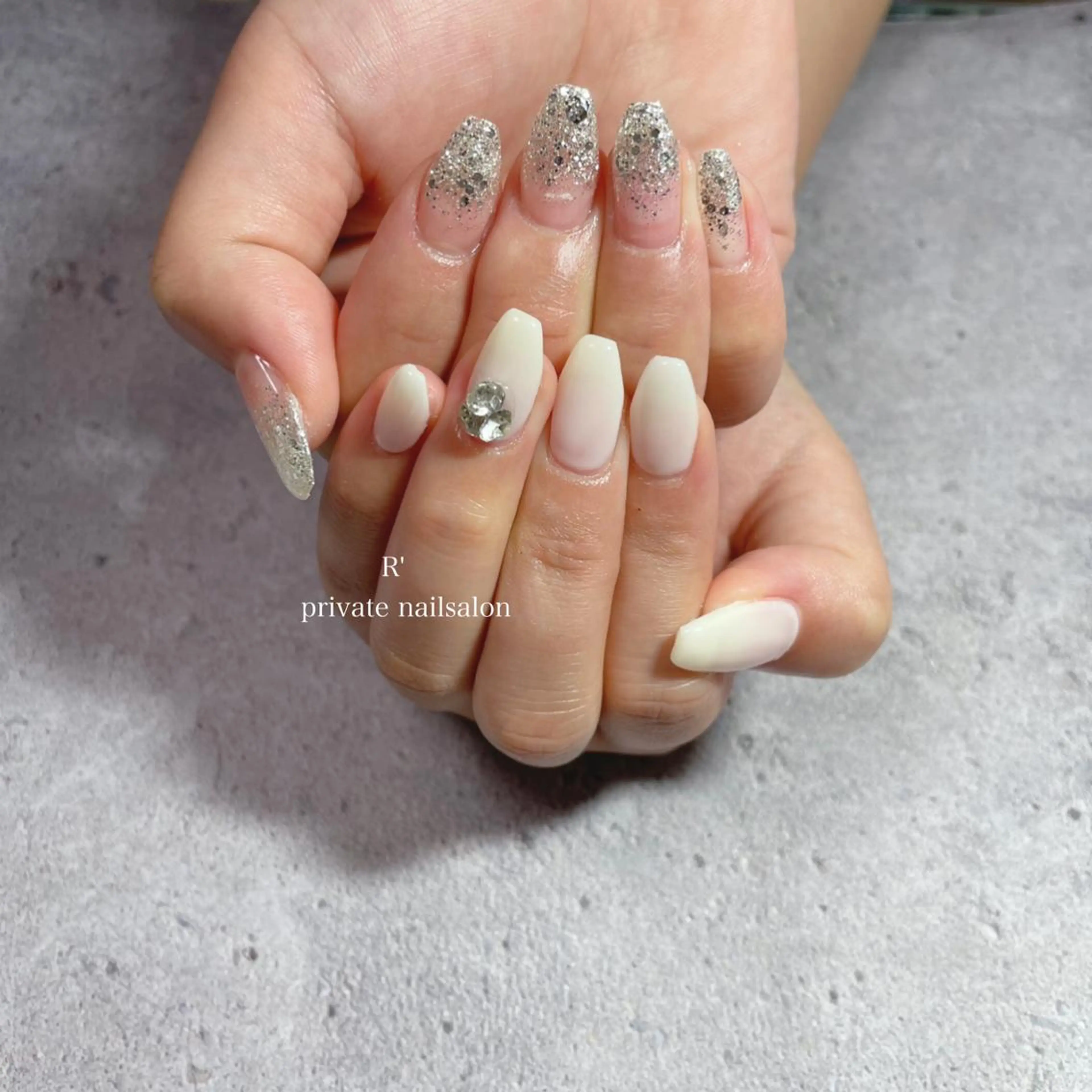 ネイル シンプルネイル Bersinar nail所属・Bersinar nail(rina)のネイルデザイン