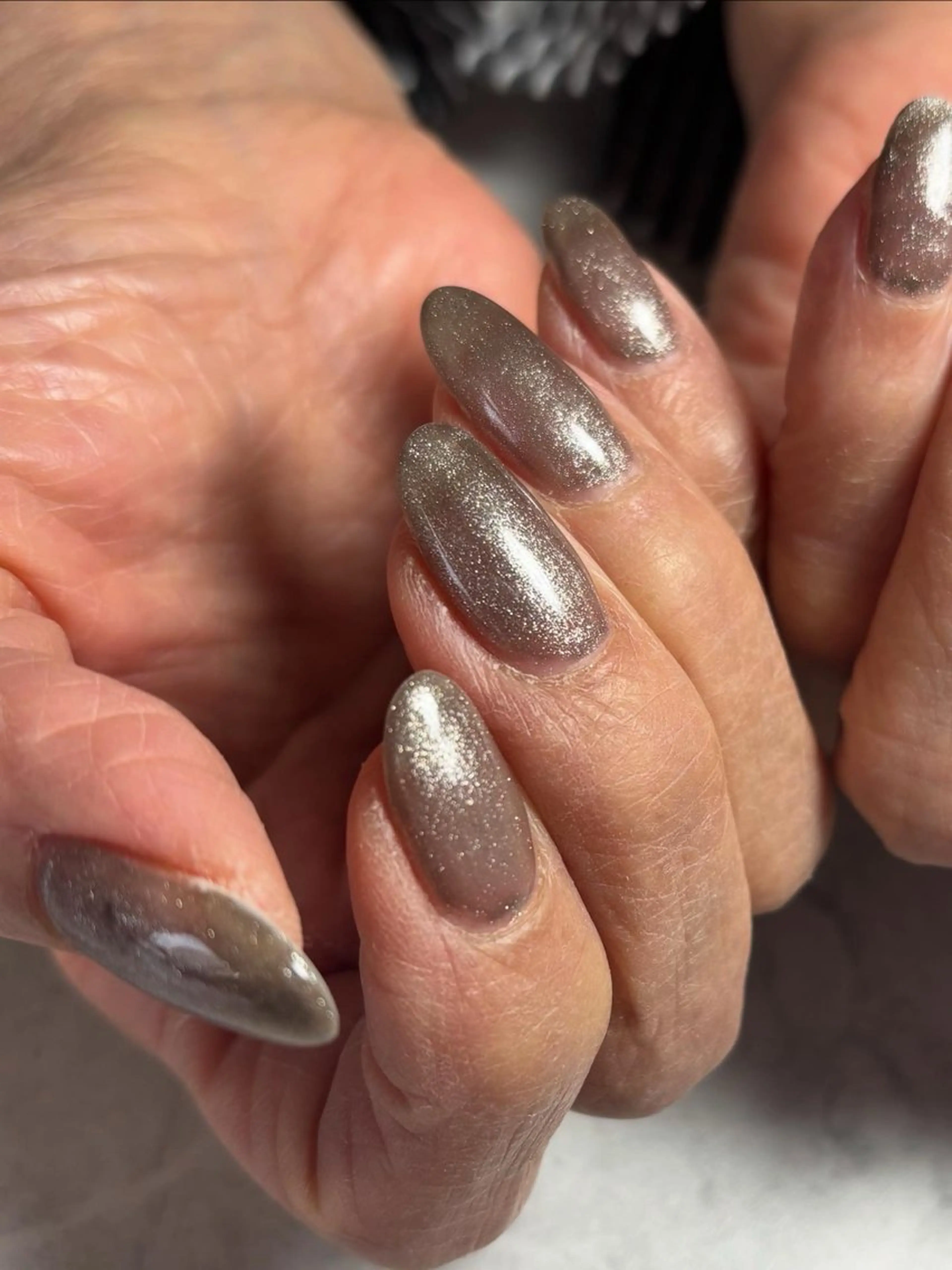 ネイル ラメ(グリッター) ハンドネイル Osakana.nail所属・osakana nailのネイルデザイン