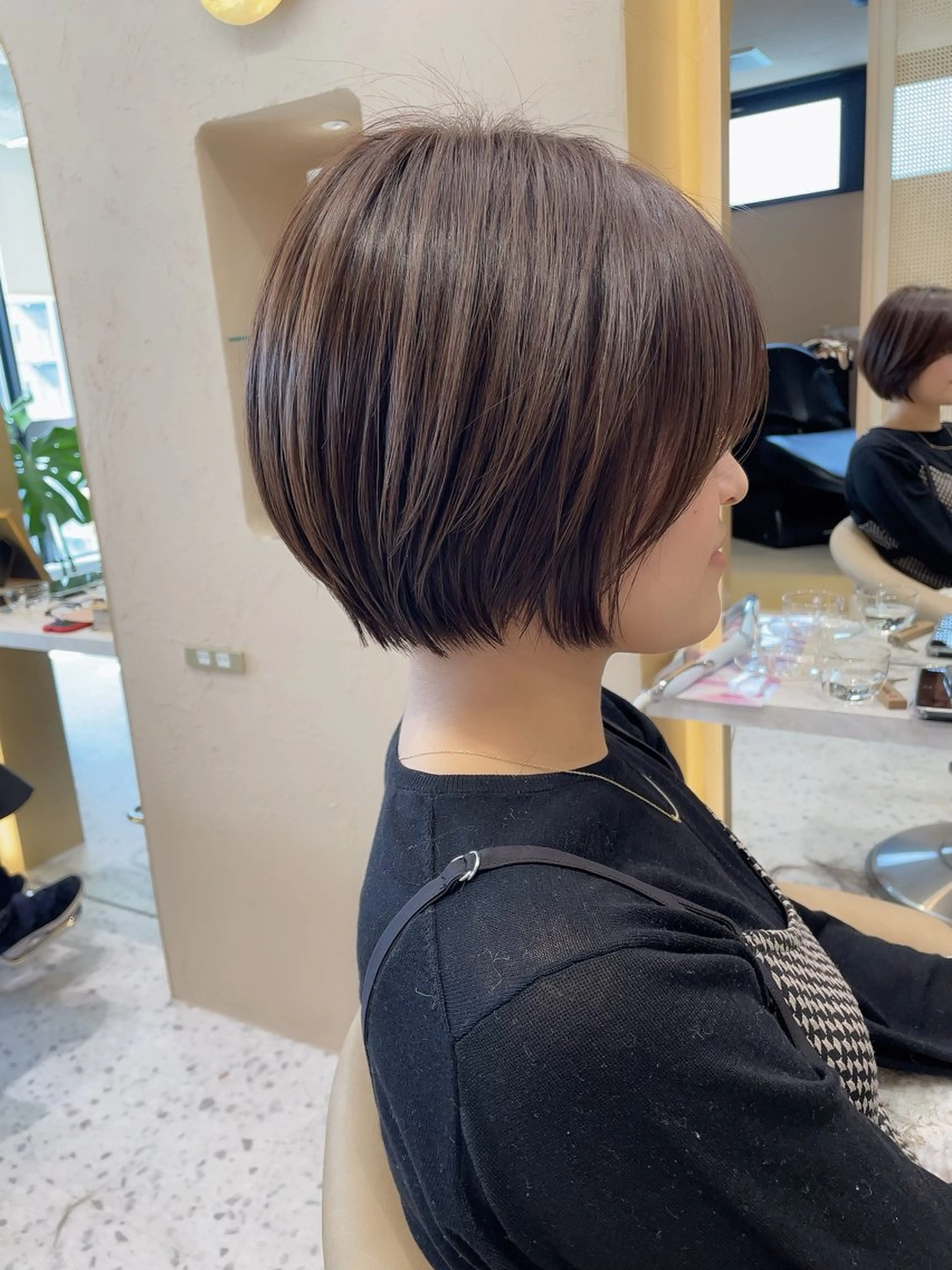 ショート カラー カット ヘアカラー トリートメント 韓国ヘア/髪質改善 /Harunaのヘアスタイル