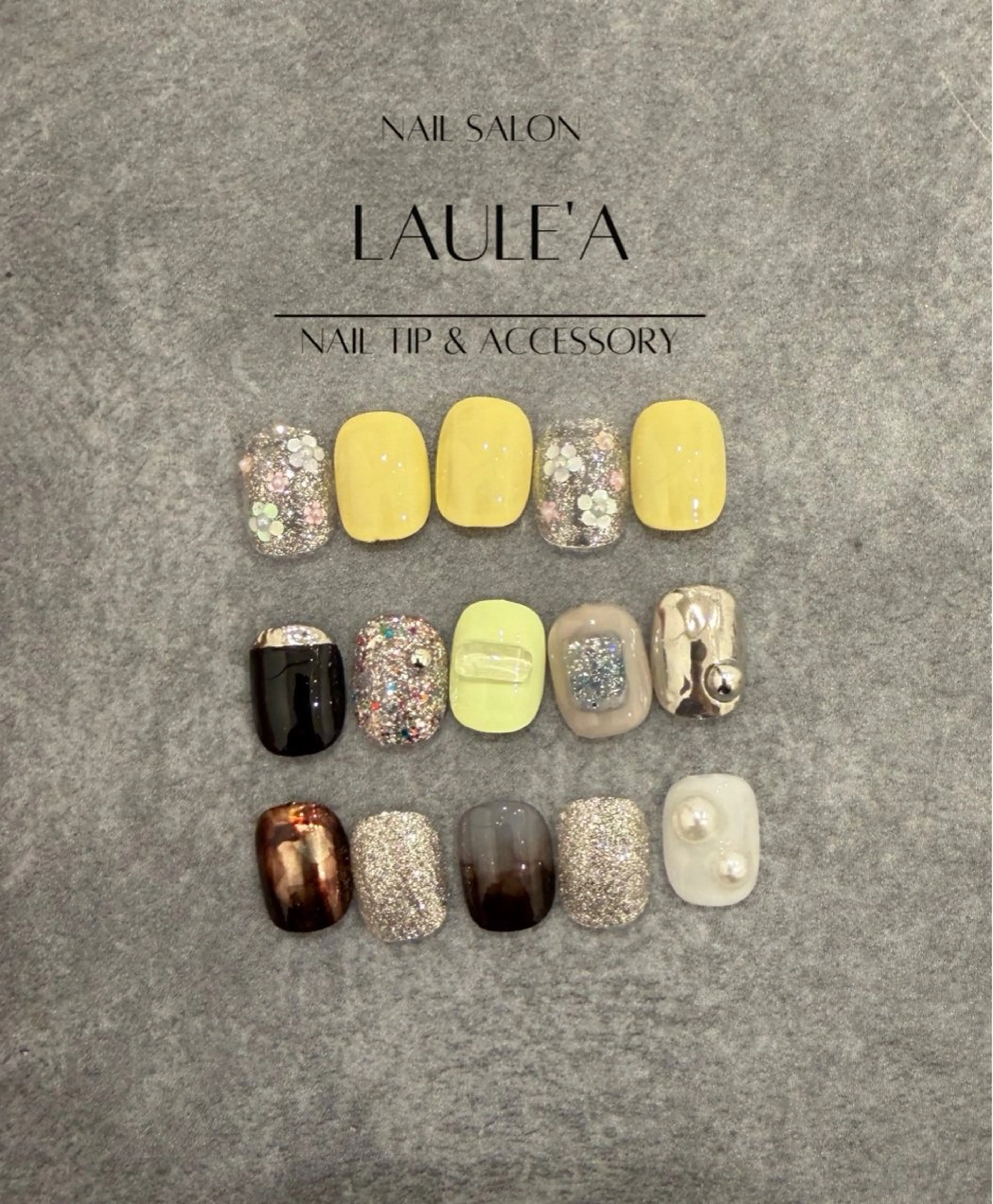 ネイル アートネイル ハンドネイル nailsalon Laule'aのネイルデザイン