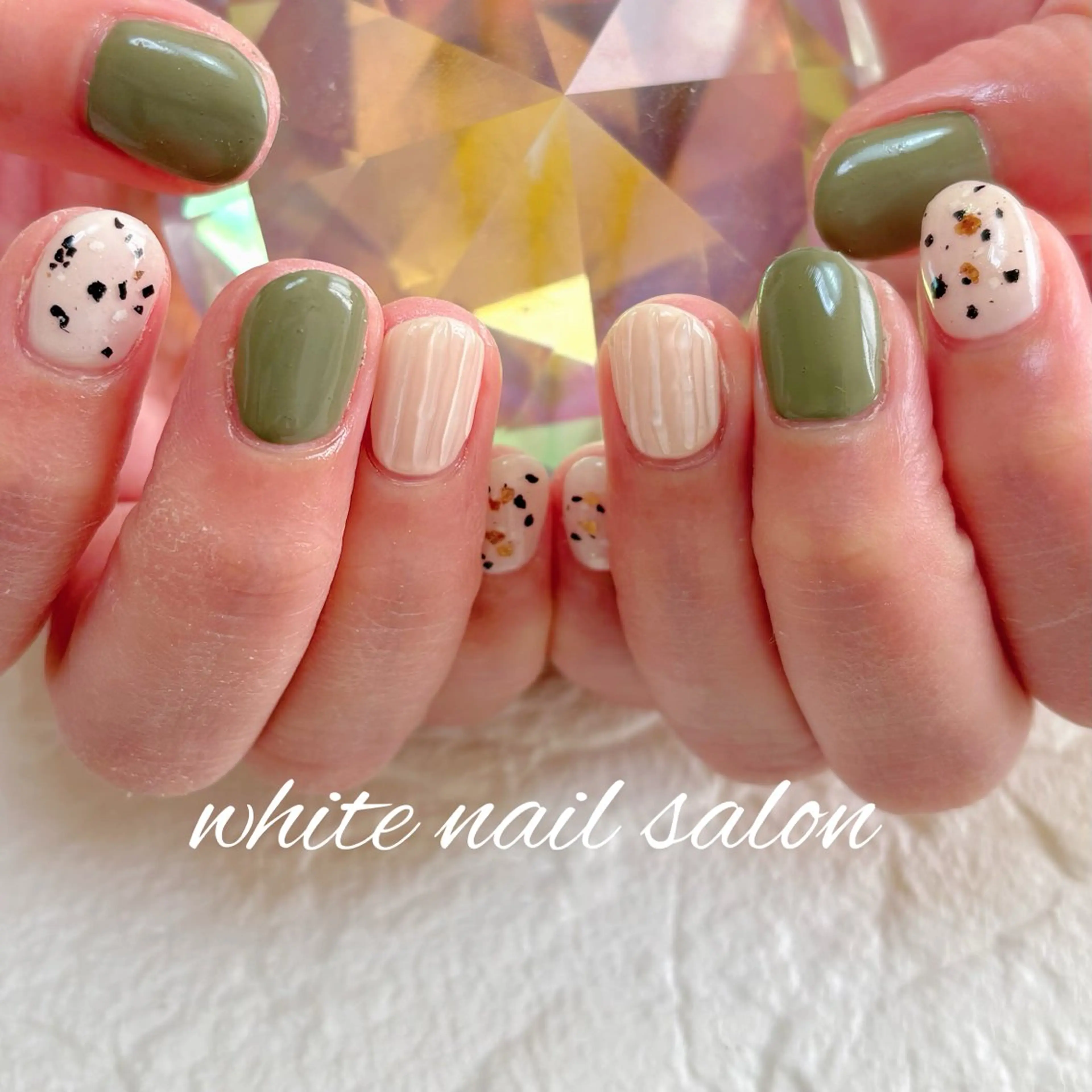 ネイル フットネイル ハンドネイル white nail salonのネイルデザイン