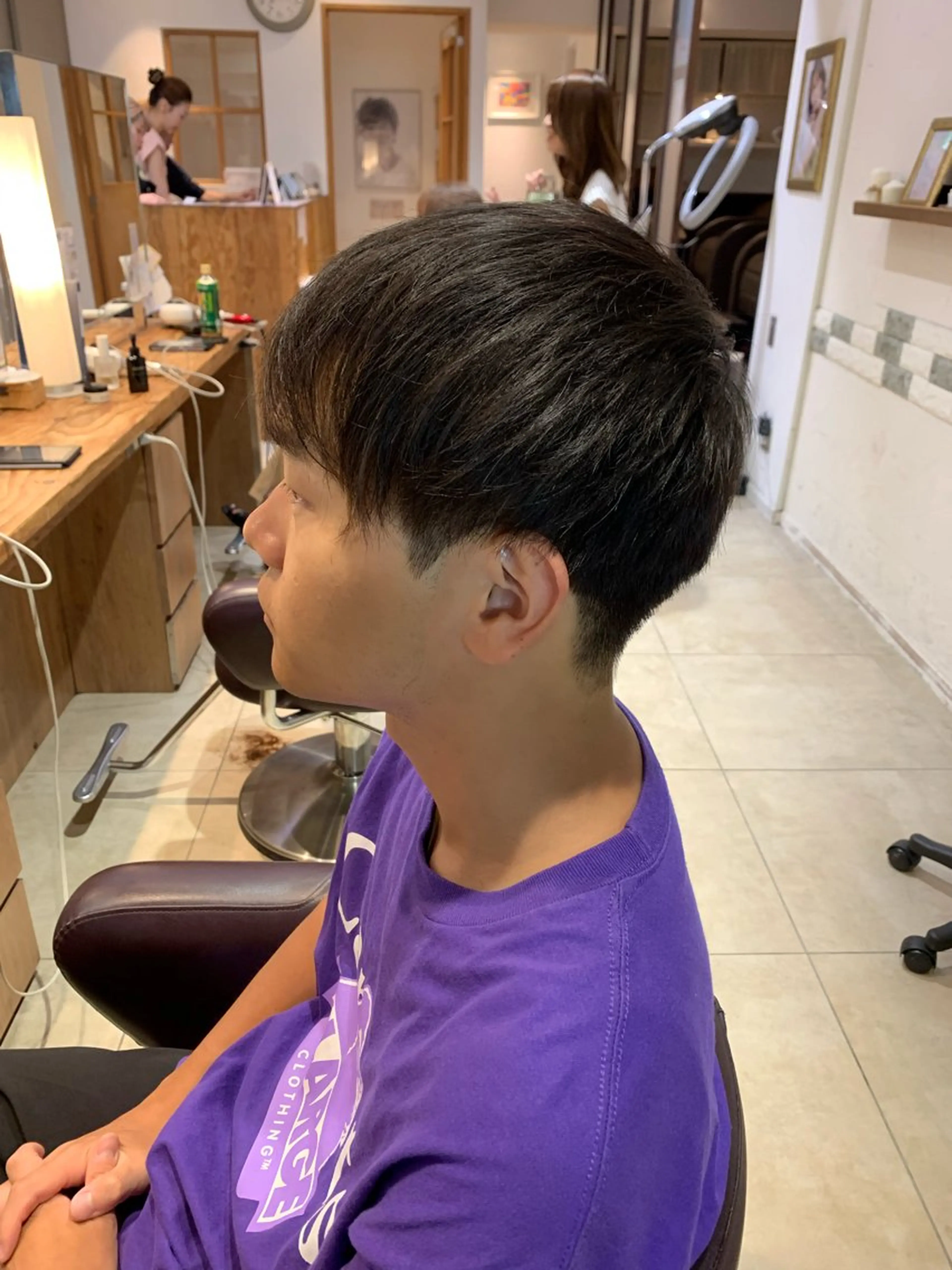 メンズ 刈り上げ 庄司 沙羅のヘアスタイル