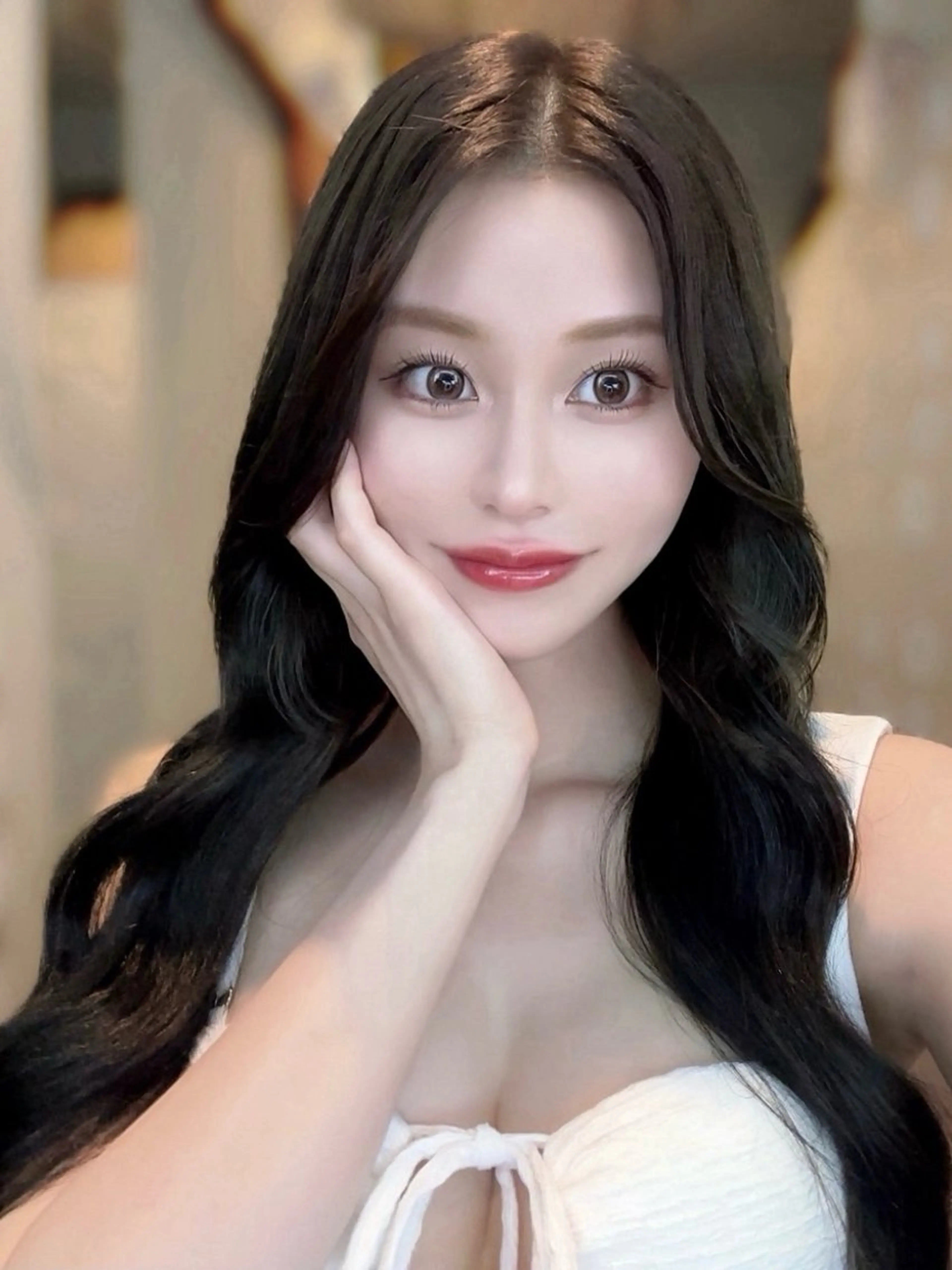 ロング カラー パーマ 桐村 健太郎のヘアスタイル