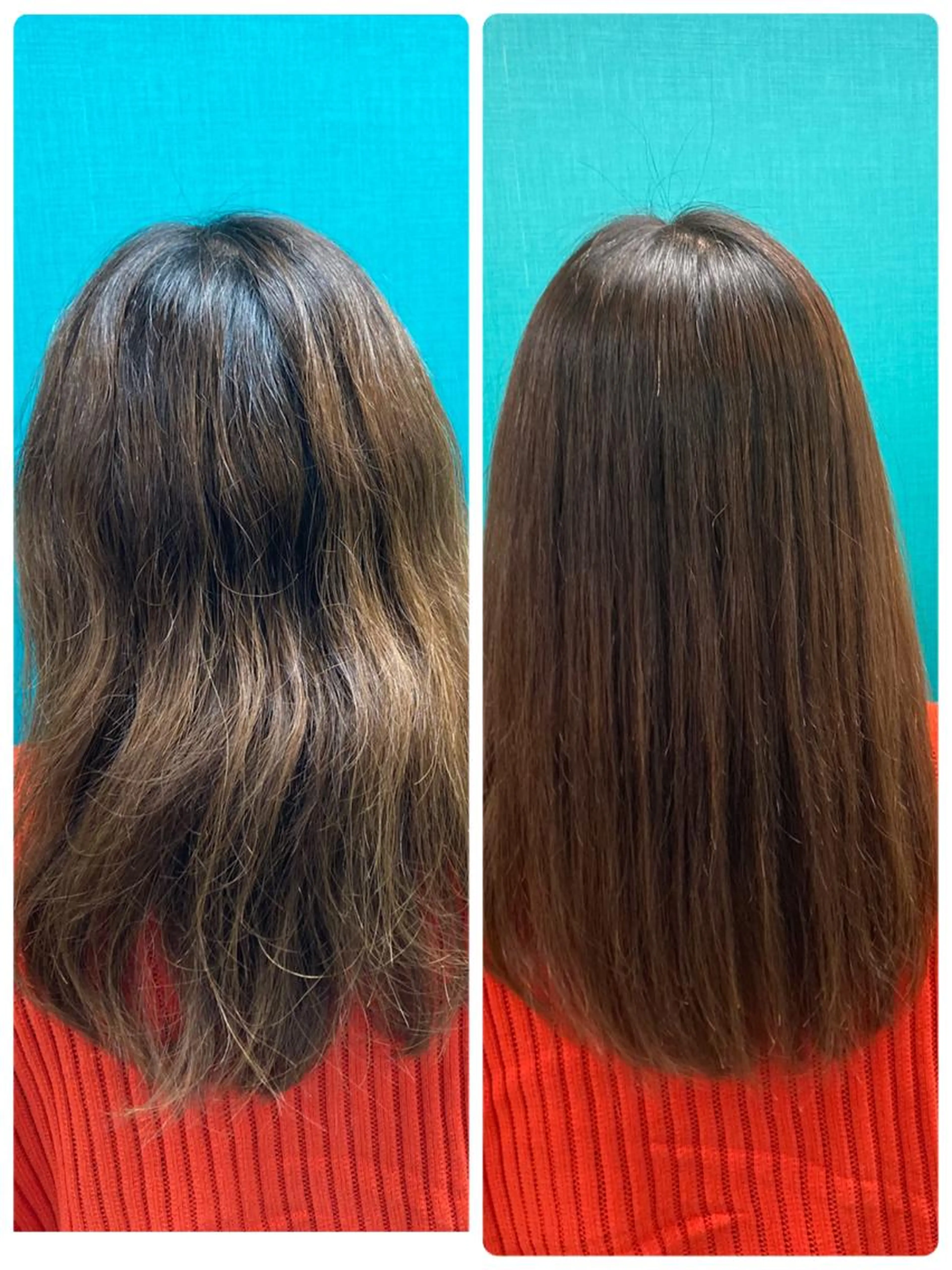 縮毛矯正（ cutなし）＋hair mask＋shampooの写真