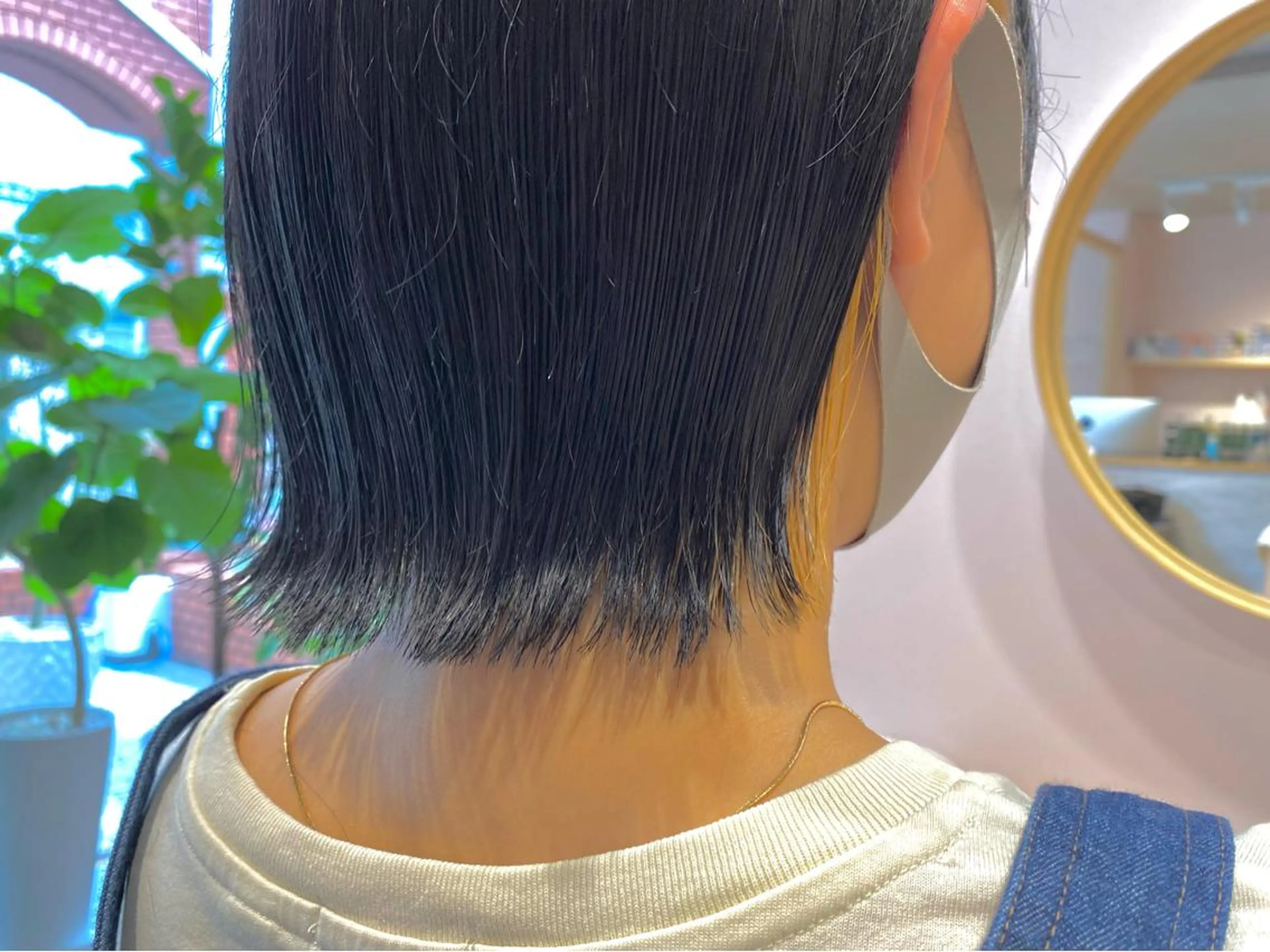 ショート カラー インナーカラー ヘアカラー トリートメント nagisa /縮毛矯正のヘアスタイル