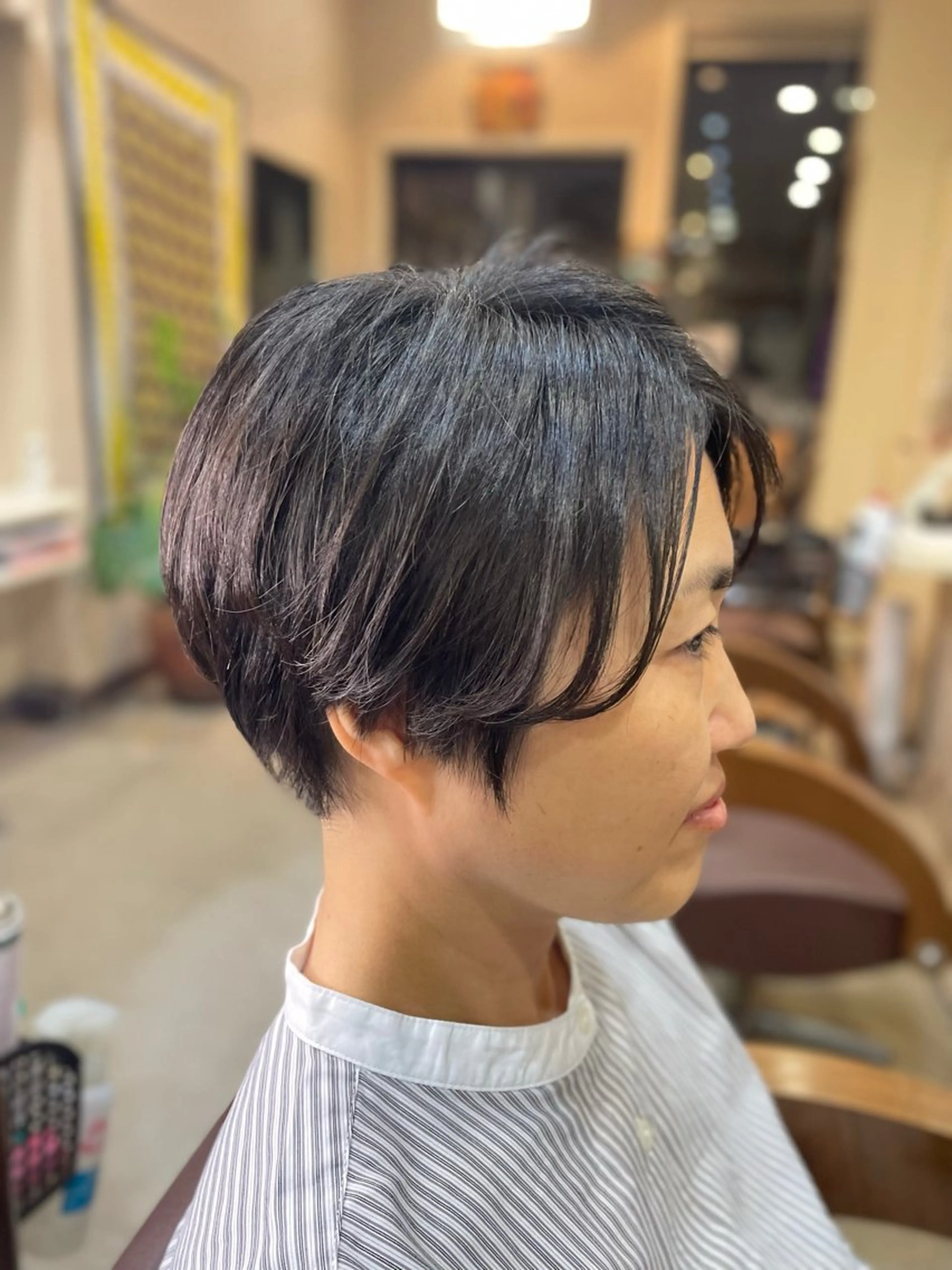 ショート ハンサムショート ショートヘア リヴァベイリア所属・ショートヘア/ 鈴木　亜紀子のヘアスタイル