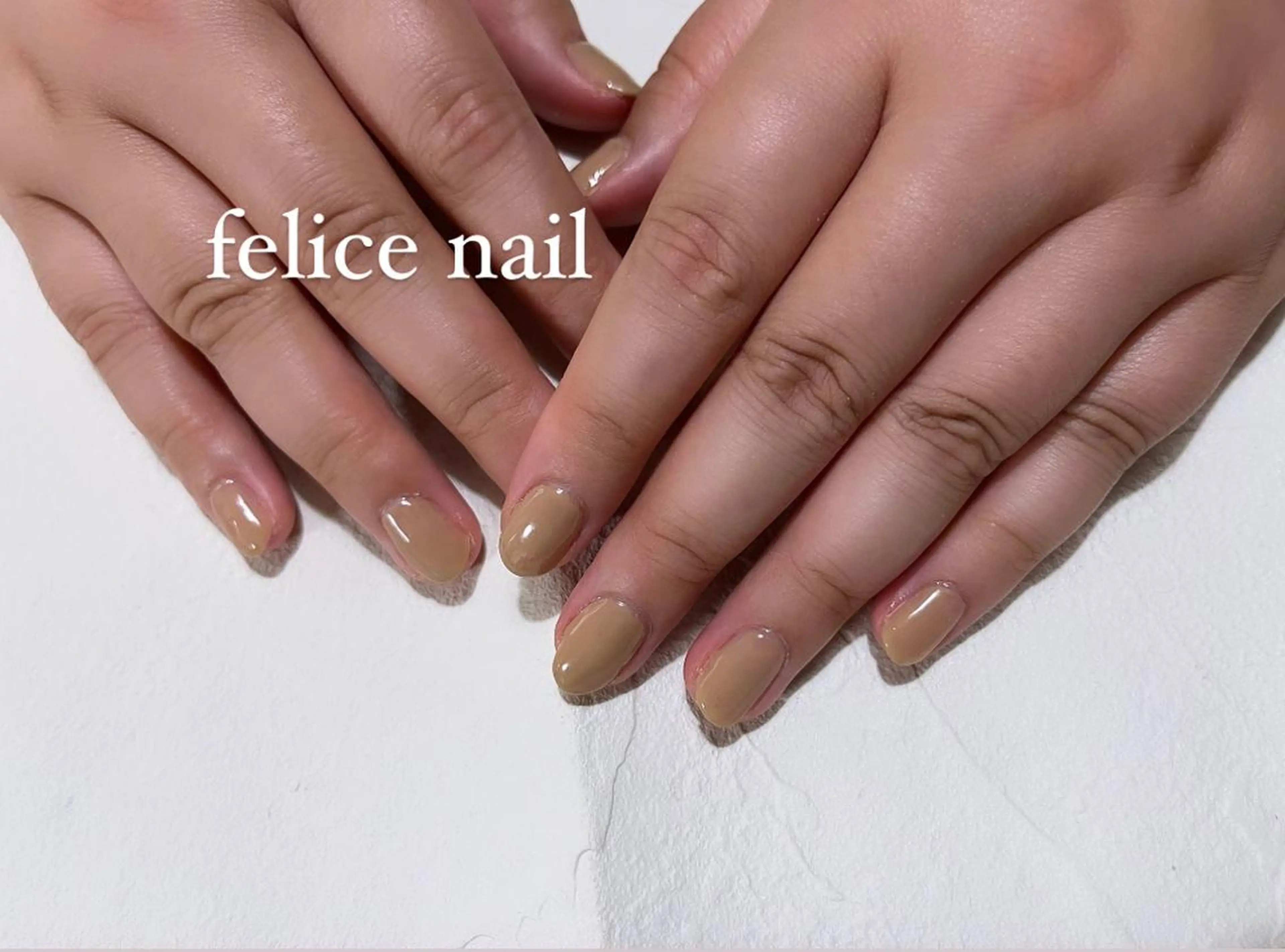 ネイル ワンカラーネイル felice nailのネイルデザイン