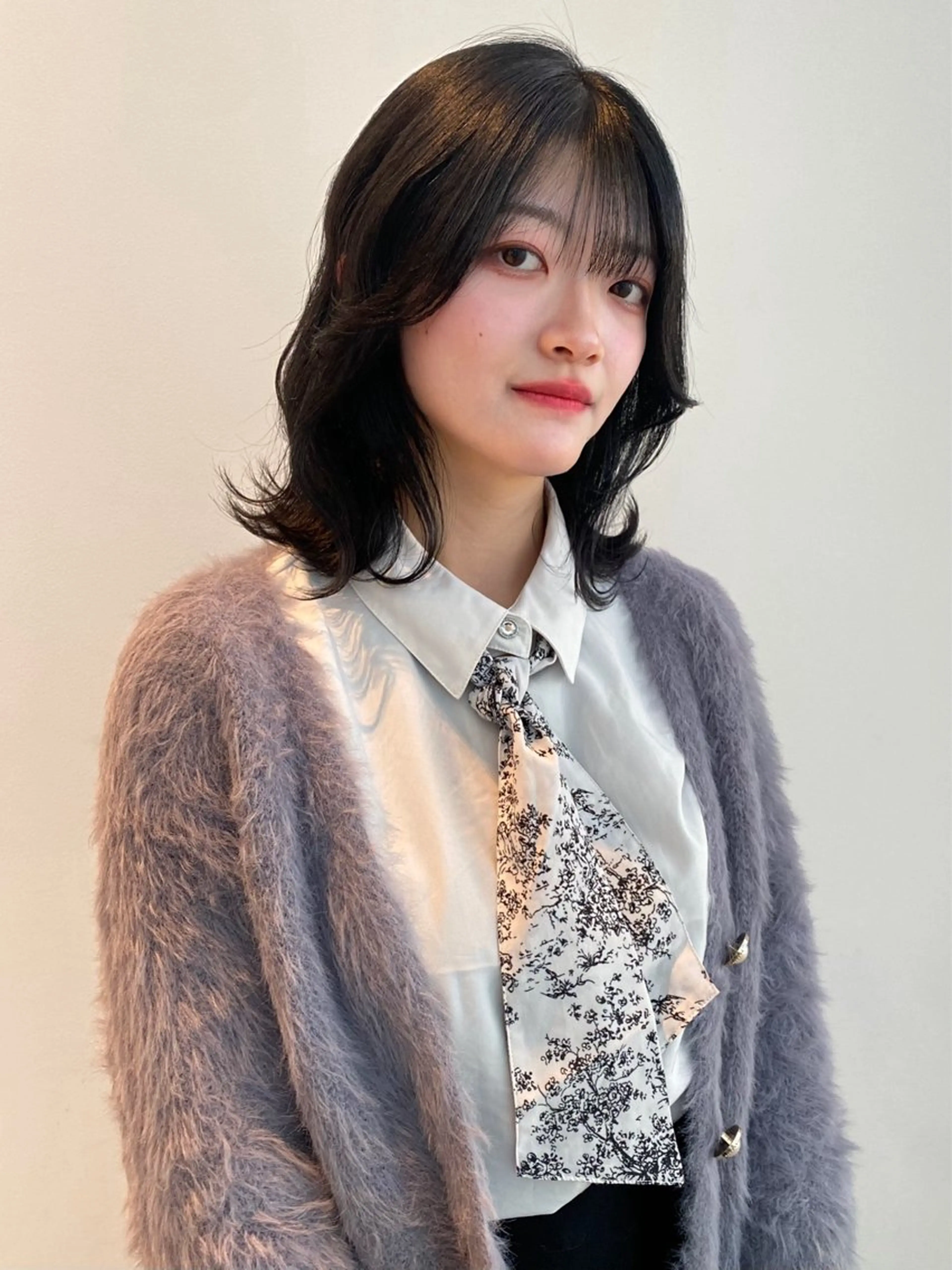 ミディアム カラー ブリーチ カット ヘアカラー トリートメント mai / linoah˚✧のヘアスタイル