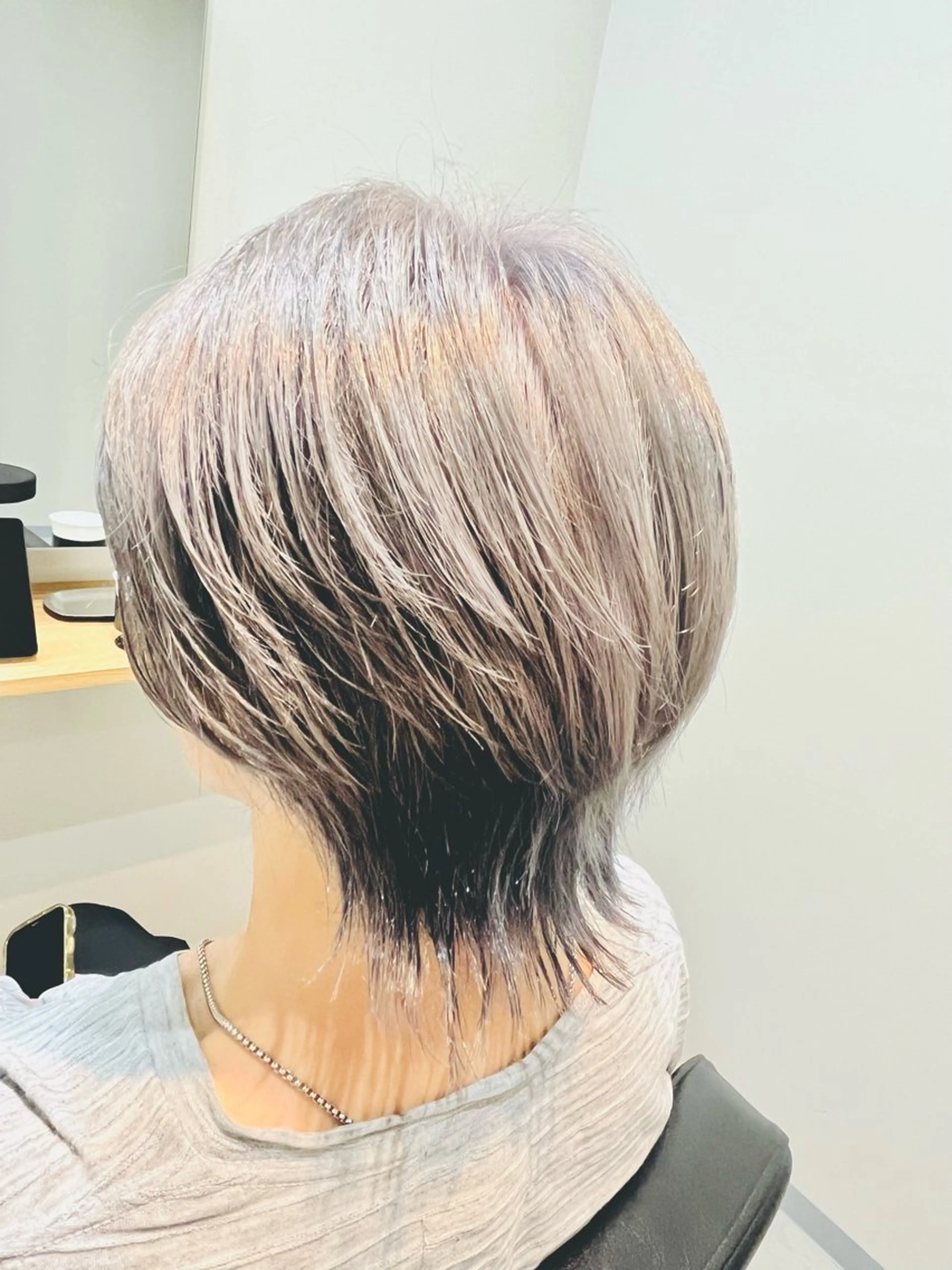 メンズ カット omaフクダ 縮毛矯正/艶髪カラーのヘアスタイル