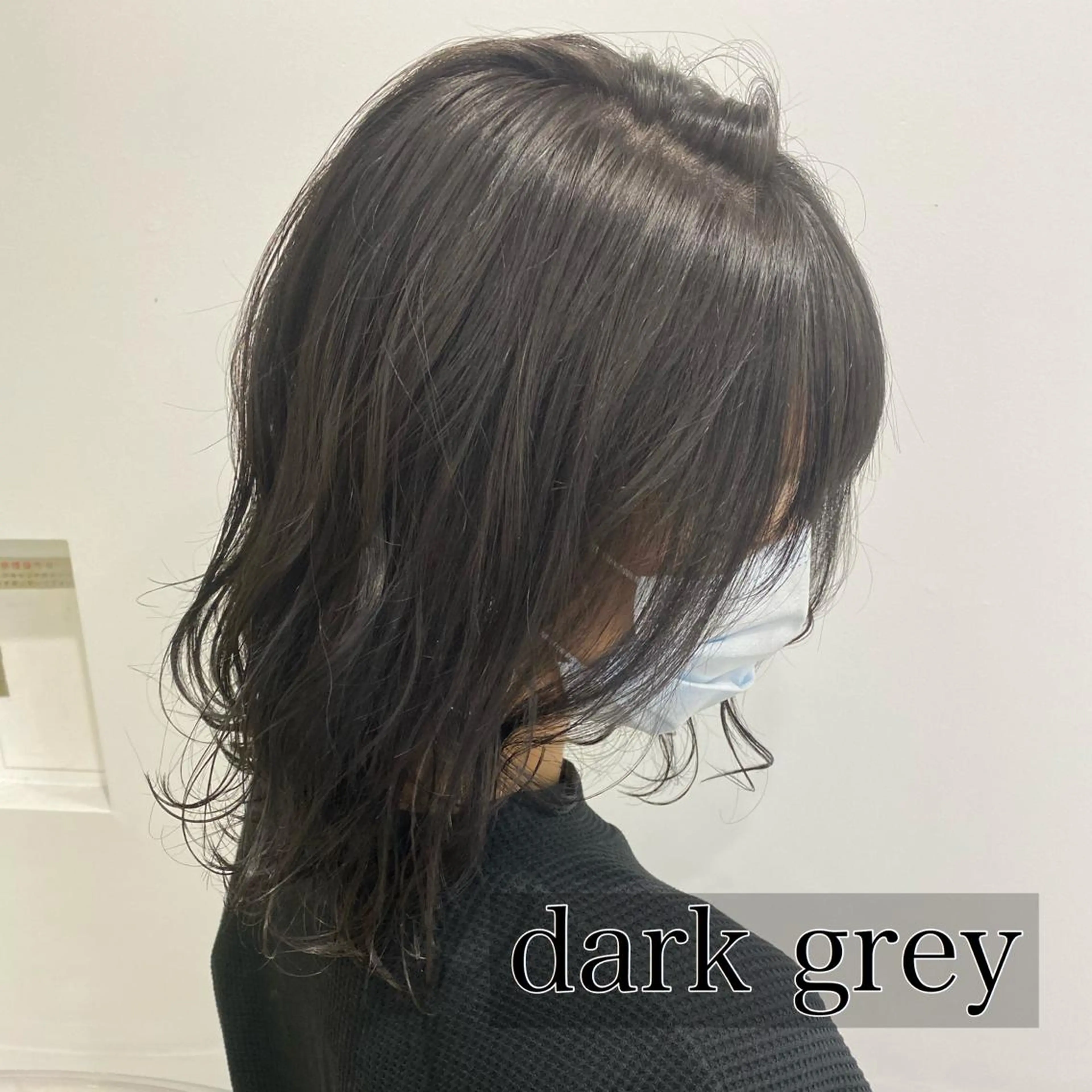 ミディアム カラー ヘアアレンジ アッシュ アッシュグレー ベージュカラー 黒髪 ブリーチ 外苑前NO.1艶髪 透明感カラーのヘアスタイル