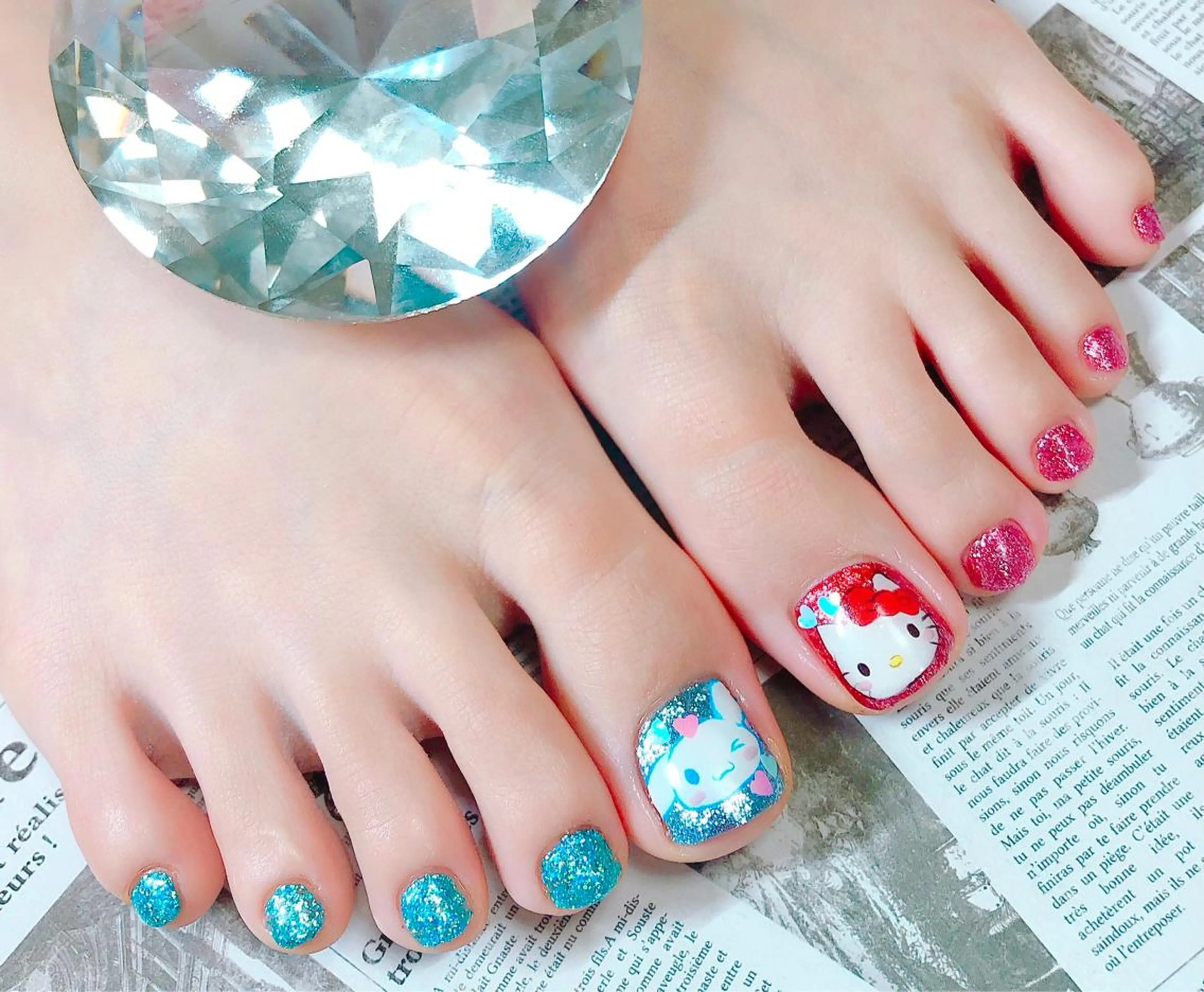 ネイル アートネイル フットネイル ワンカラーネイル CROWN プライベートサロンのネイルデザイン