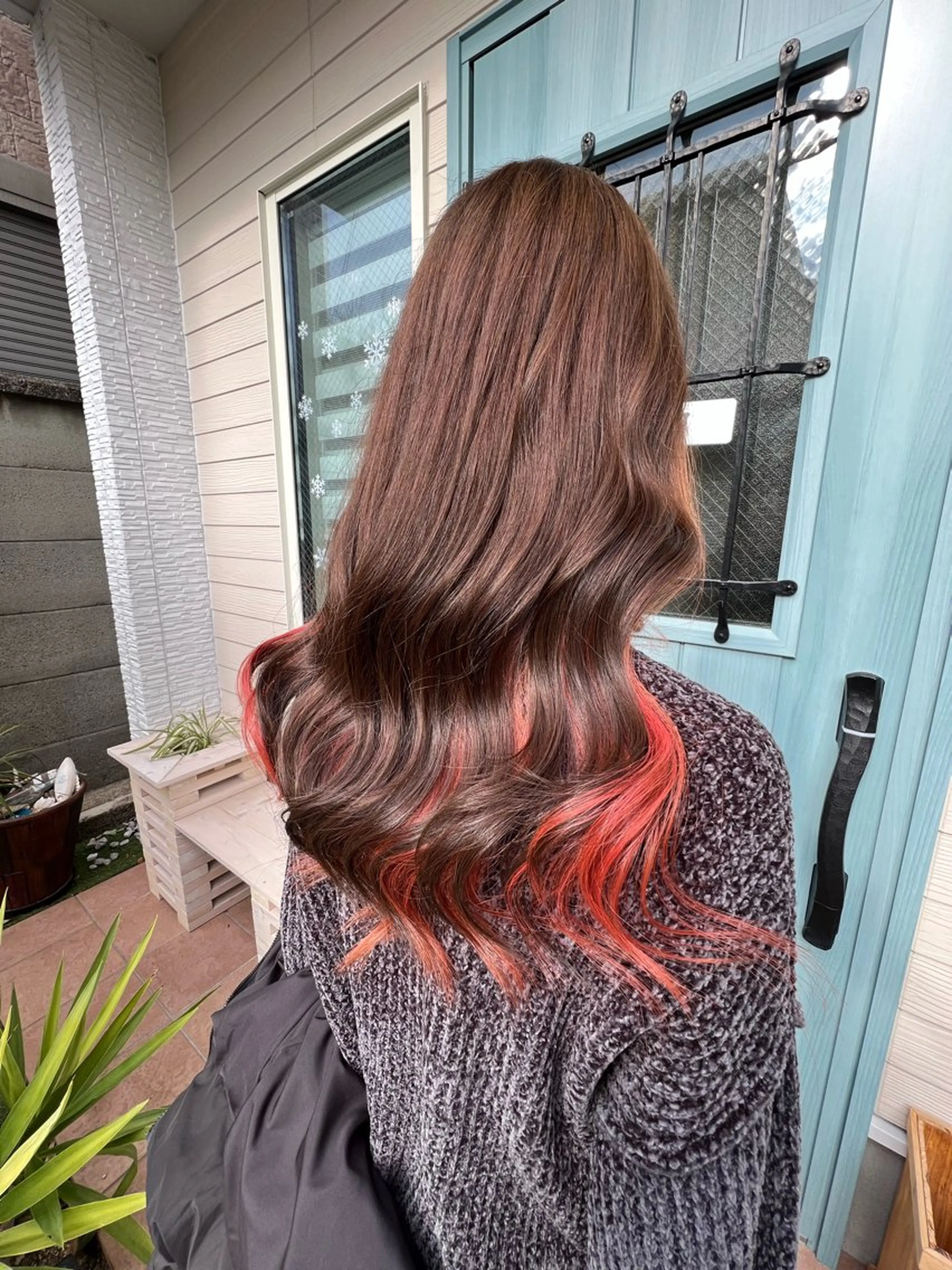 ロング ヘアカラー トリートメント LANI hair resortのヘアスタイル