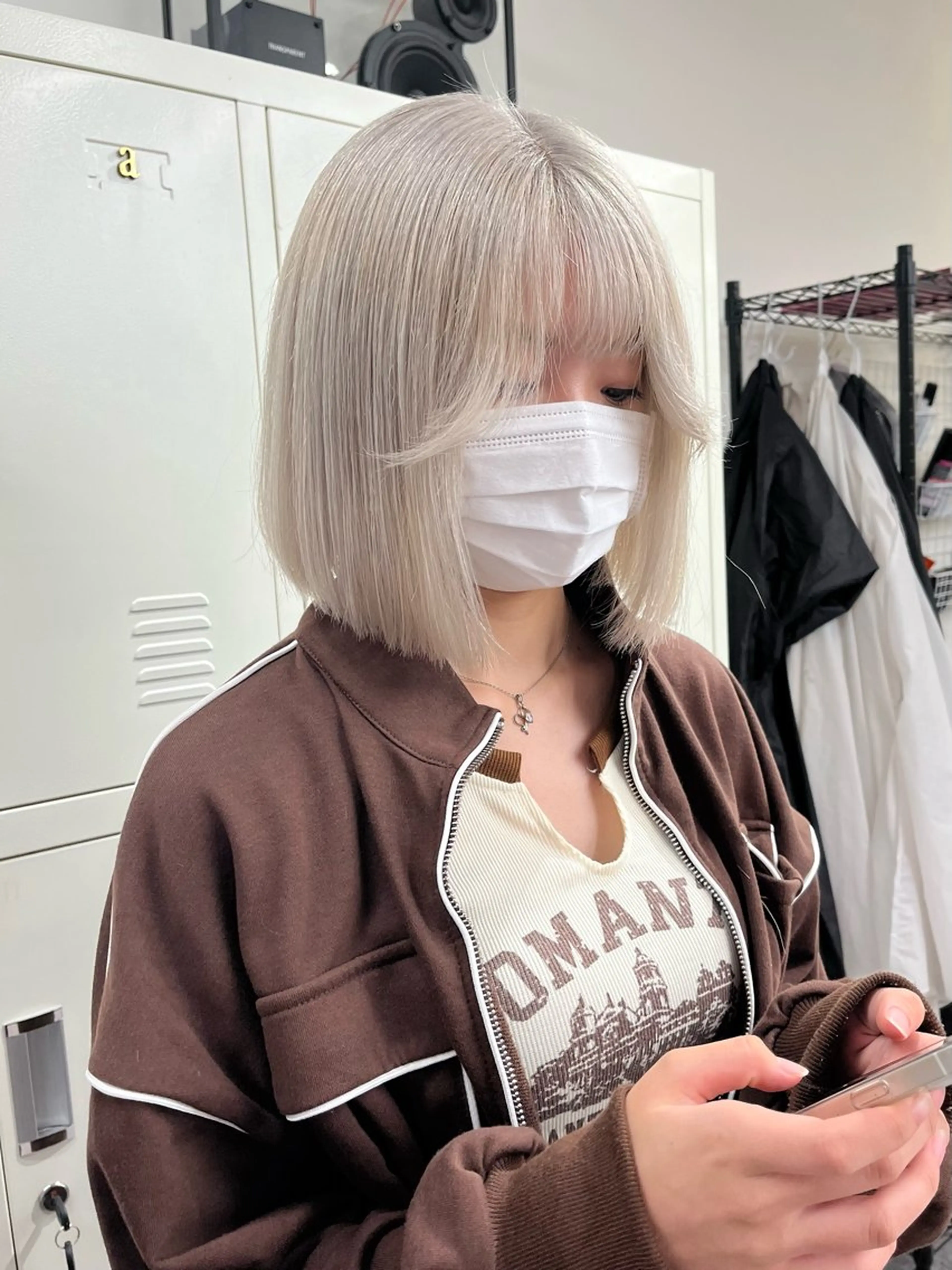 ミディアム ボブ 架空〜KAQU〜所属・【clan】 NOGAMIのヘアスタイル