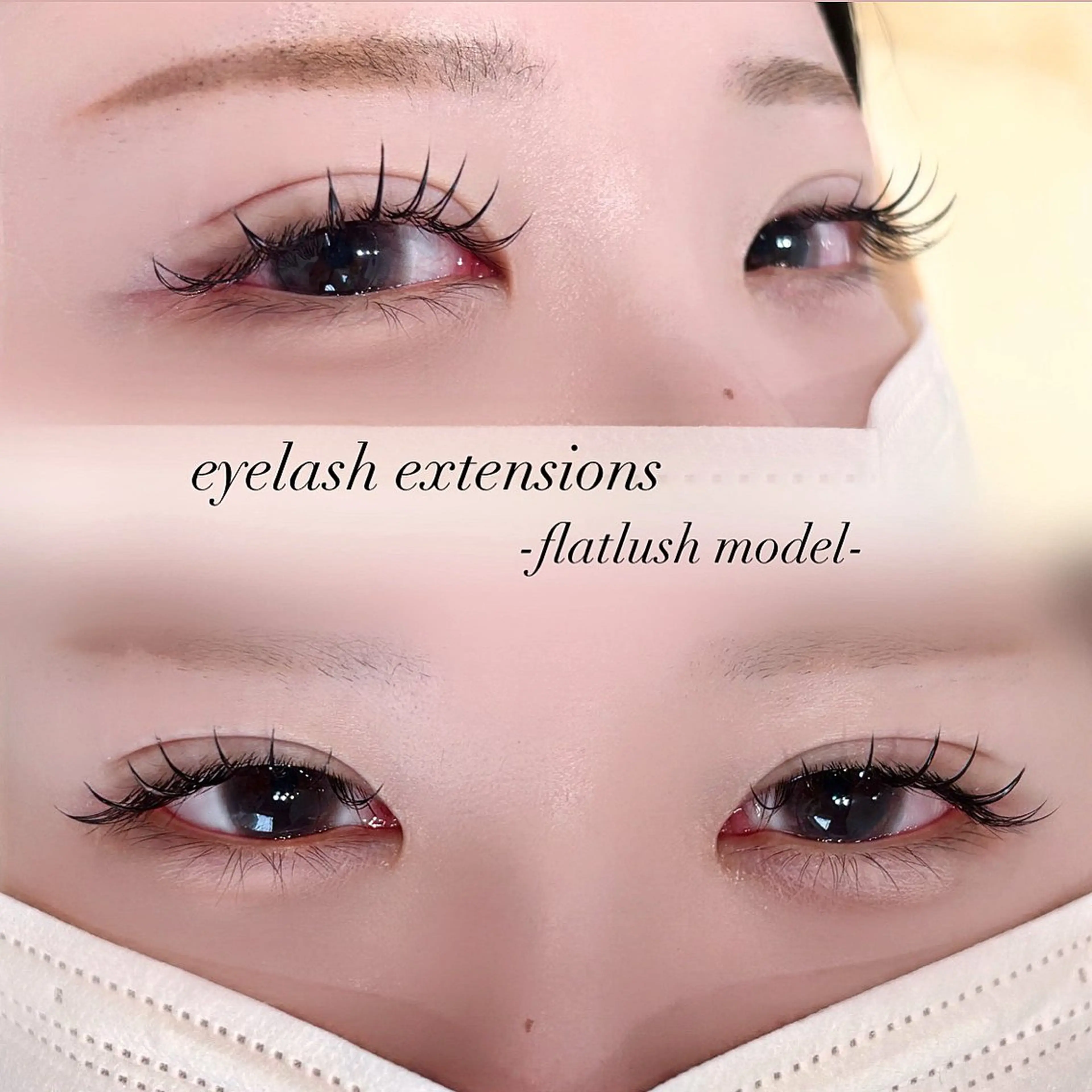 マツエク・マツパ Cカール フラットラッシュ Lino所属・Lino kaneharaのマツエク・マツパデザイン