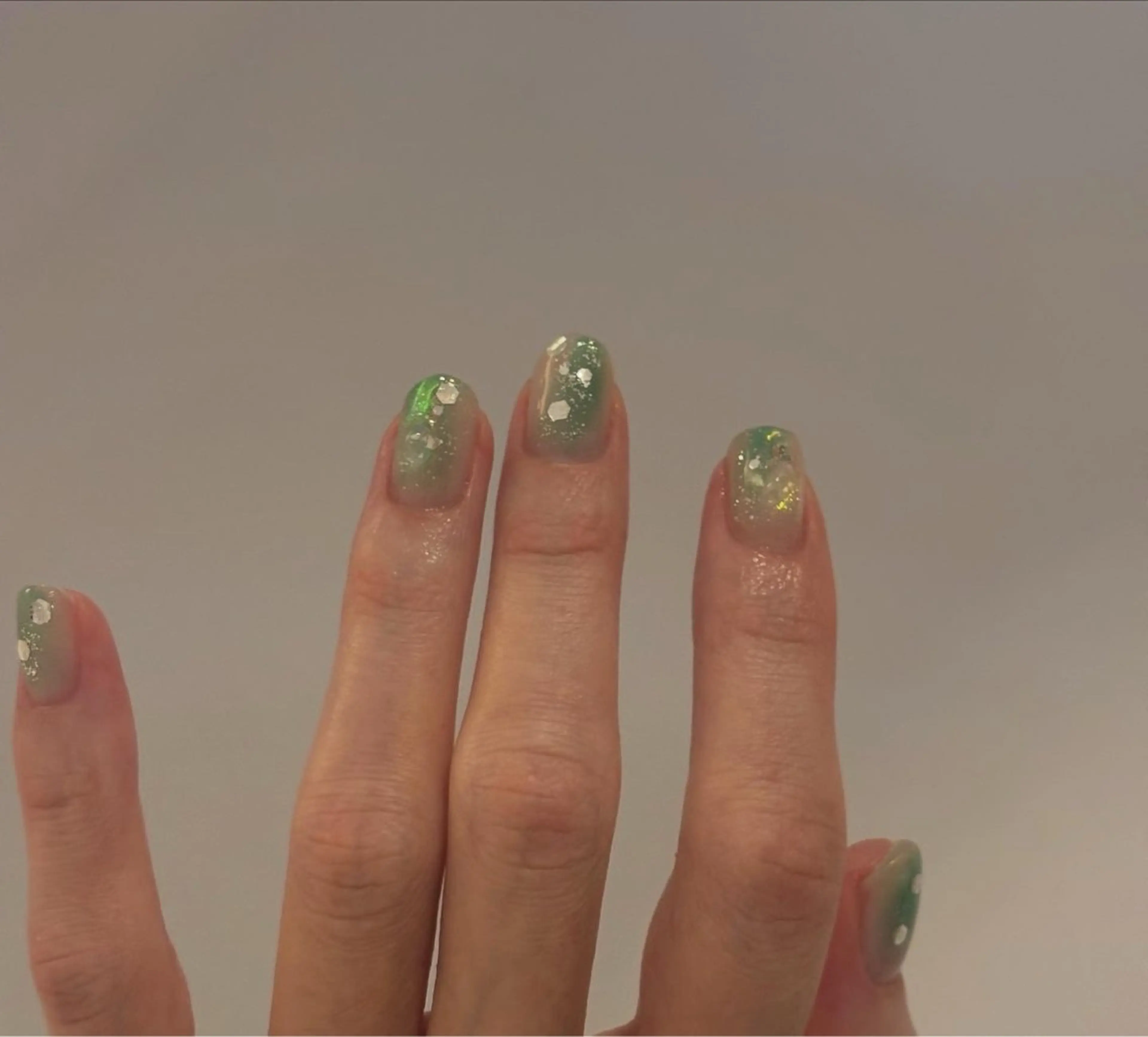 ネイル ラメ(グリッター) ハンドネイル Elio所属・Elio 国泰寺のネイルデザイン