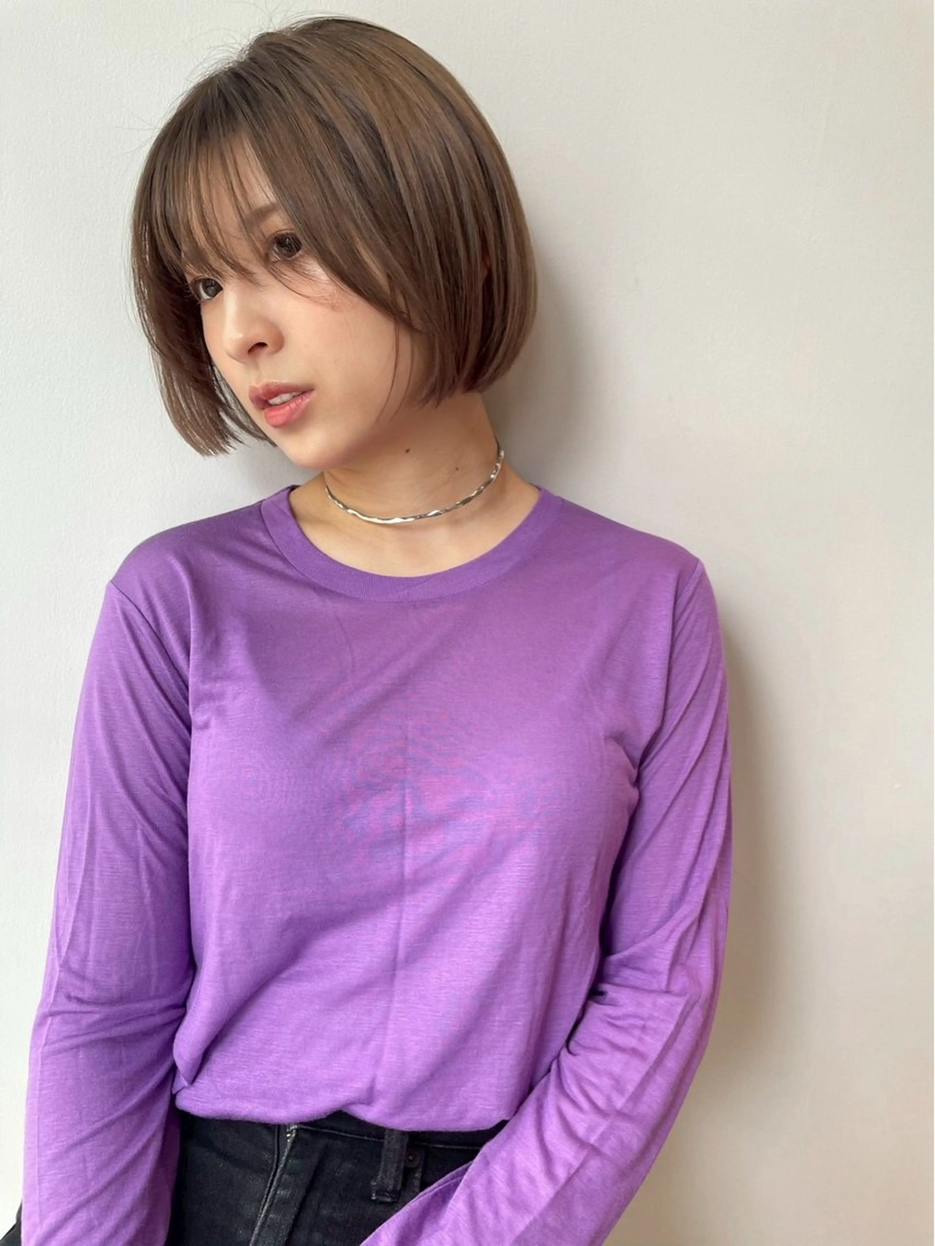 カラー miku/天神 艶カラーのヘアスタイル