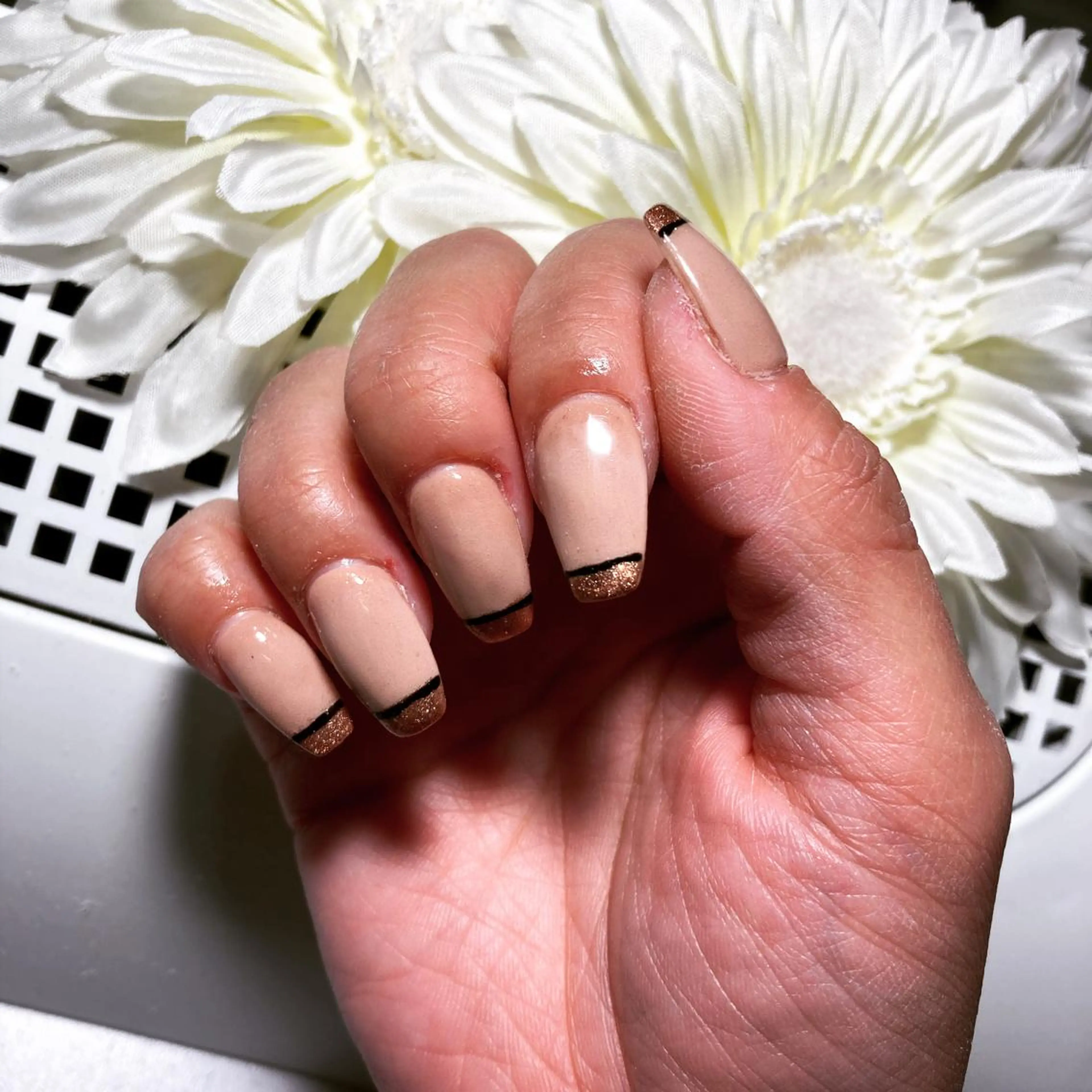 セミロング ネイル ハンドネイル ✴︎ Delightのネイルデザイン