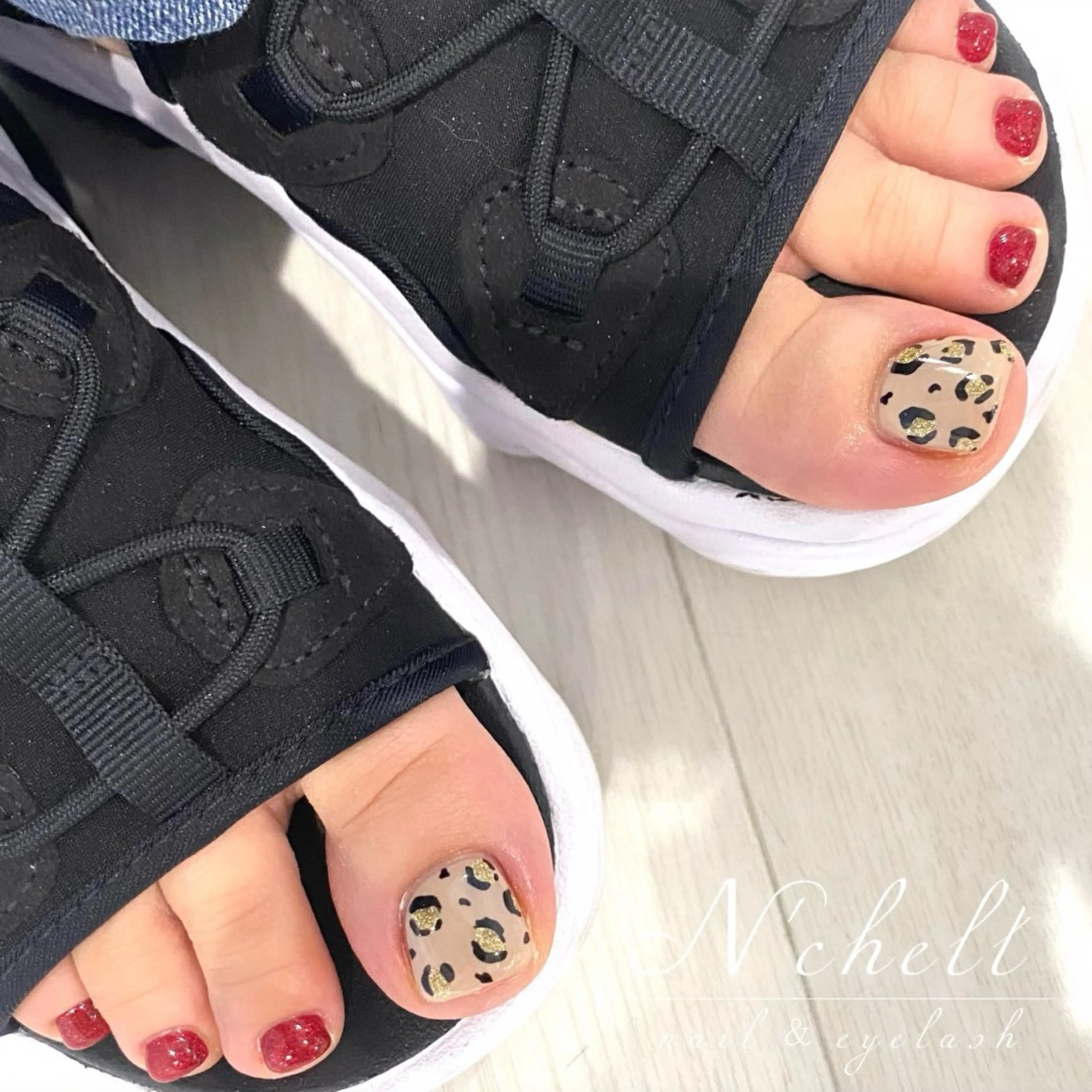 🩷フット 親指アート🩷の写真