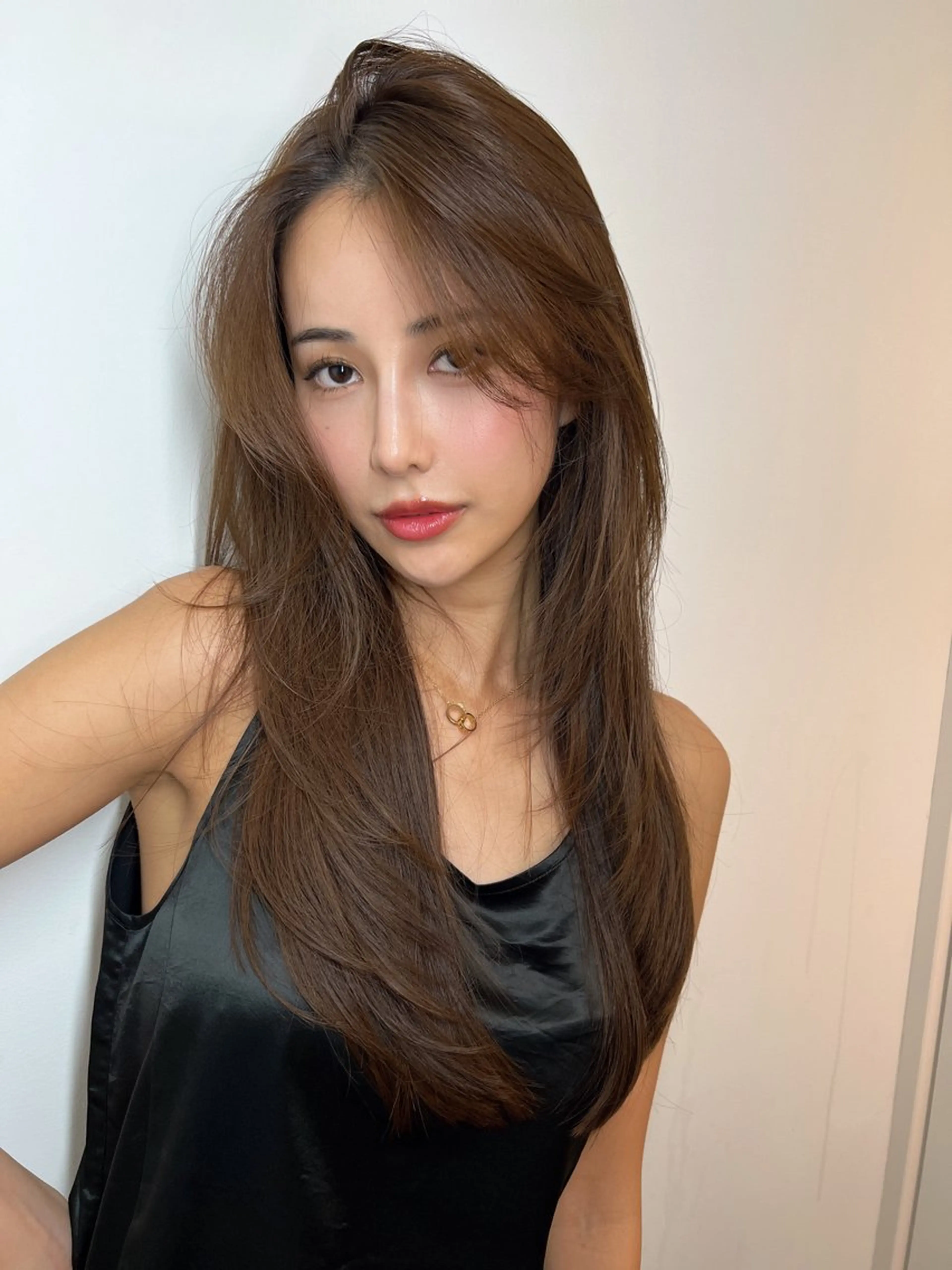 ロング 🇨🇳ワンホンヘア 下田鉄也のヘアスタイル