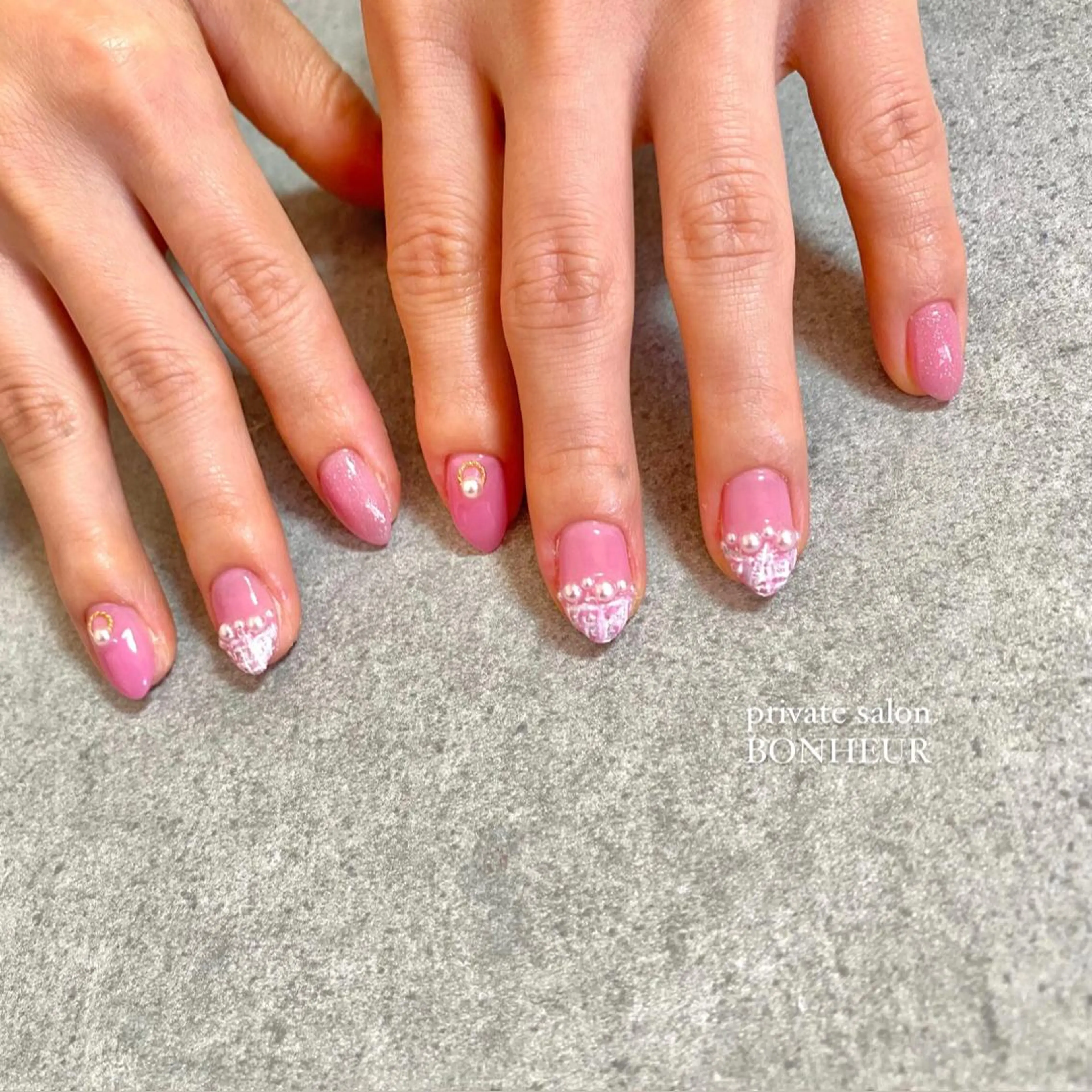 ネイル ハンドネイル BONHEUR Annaのネイルデザイン