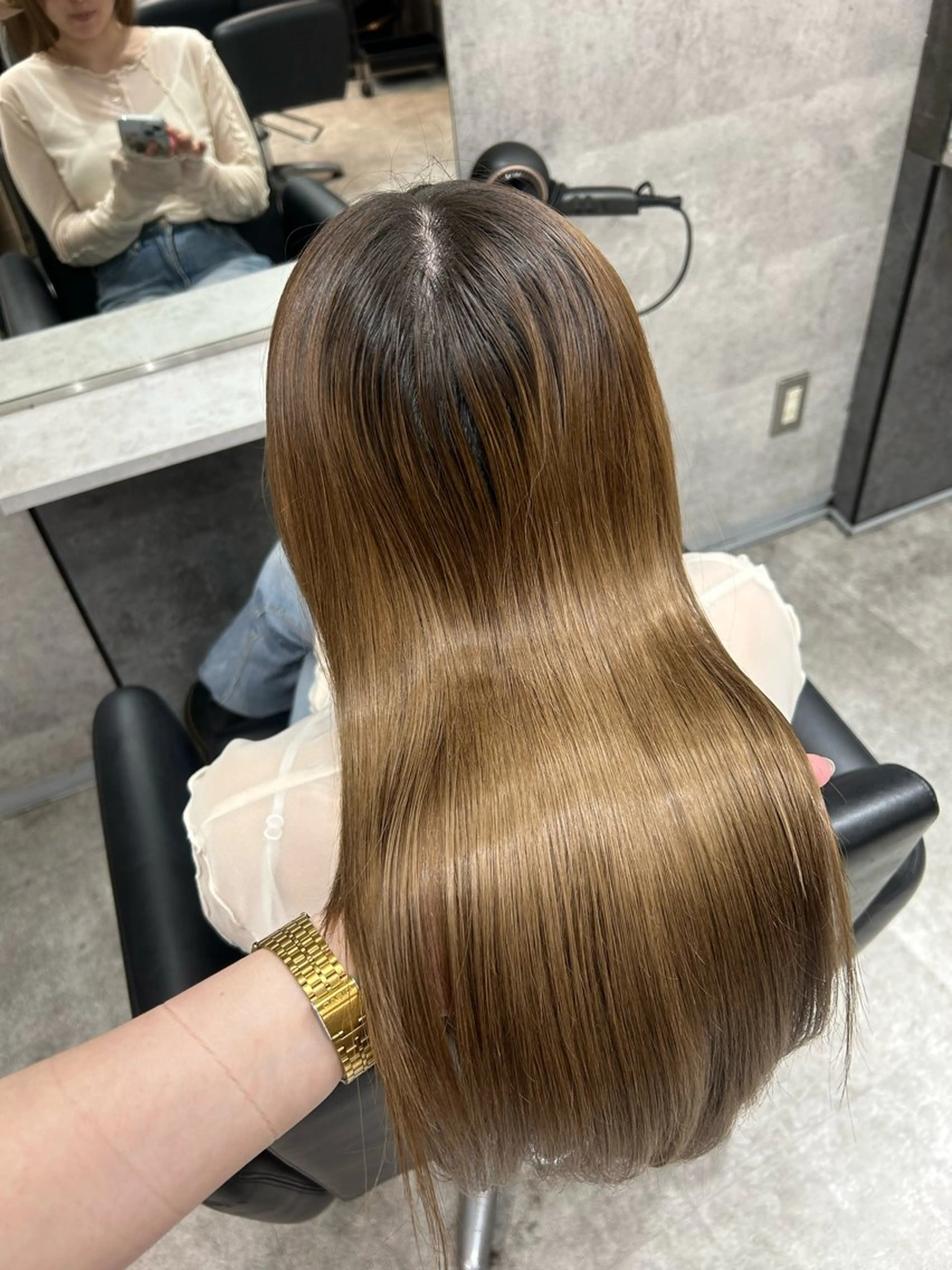 ロング カラー カット ヘアカラー トリートメント 外国人風ヘア/ 髪質改善/ayacaのヘアスタイル