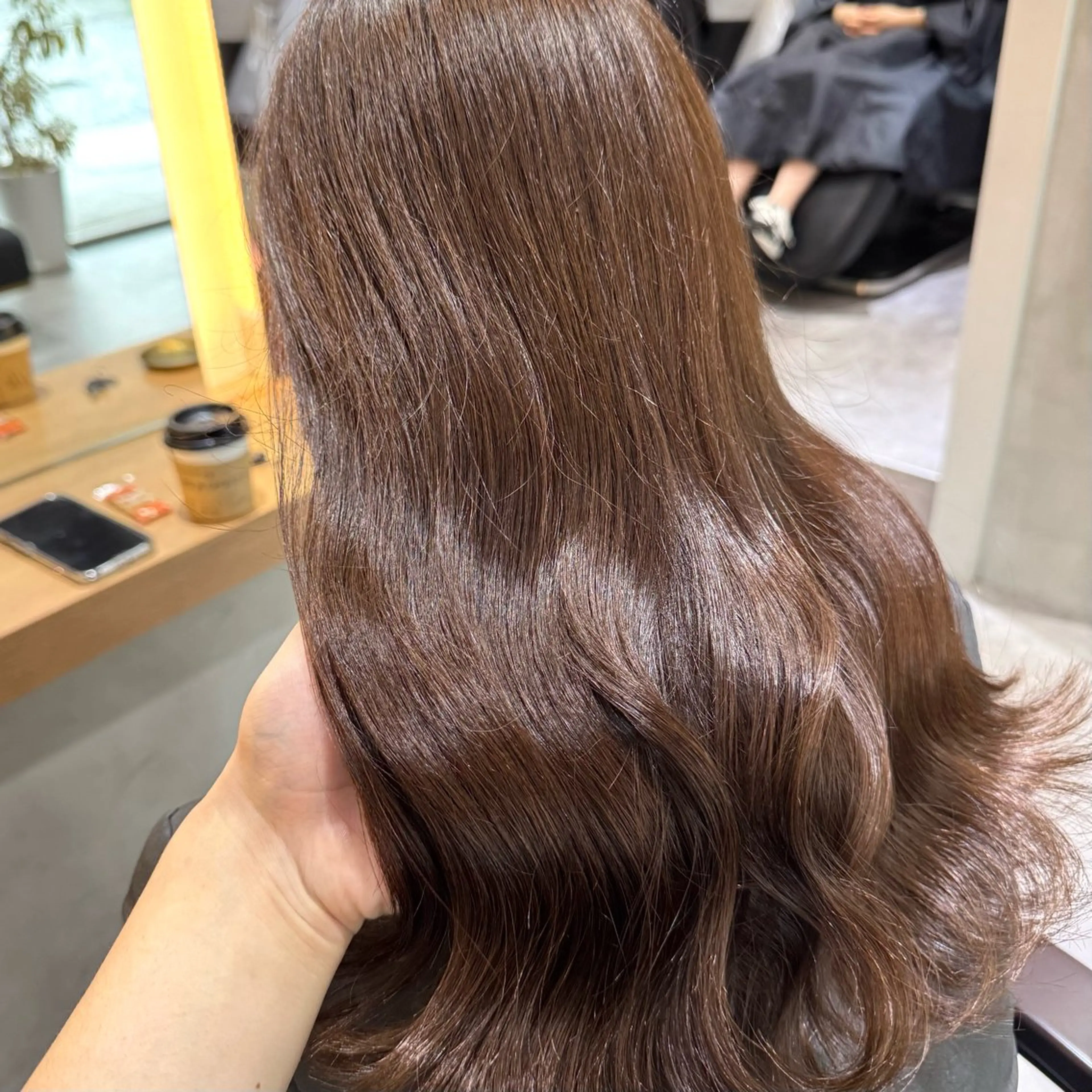 ロング カラー ヘアアレンジ ヘアカラー ブリーチなしカラー /新百合ヶ丘/安形翔のヘアスタイル